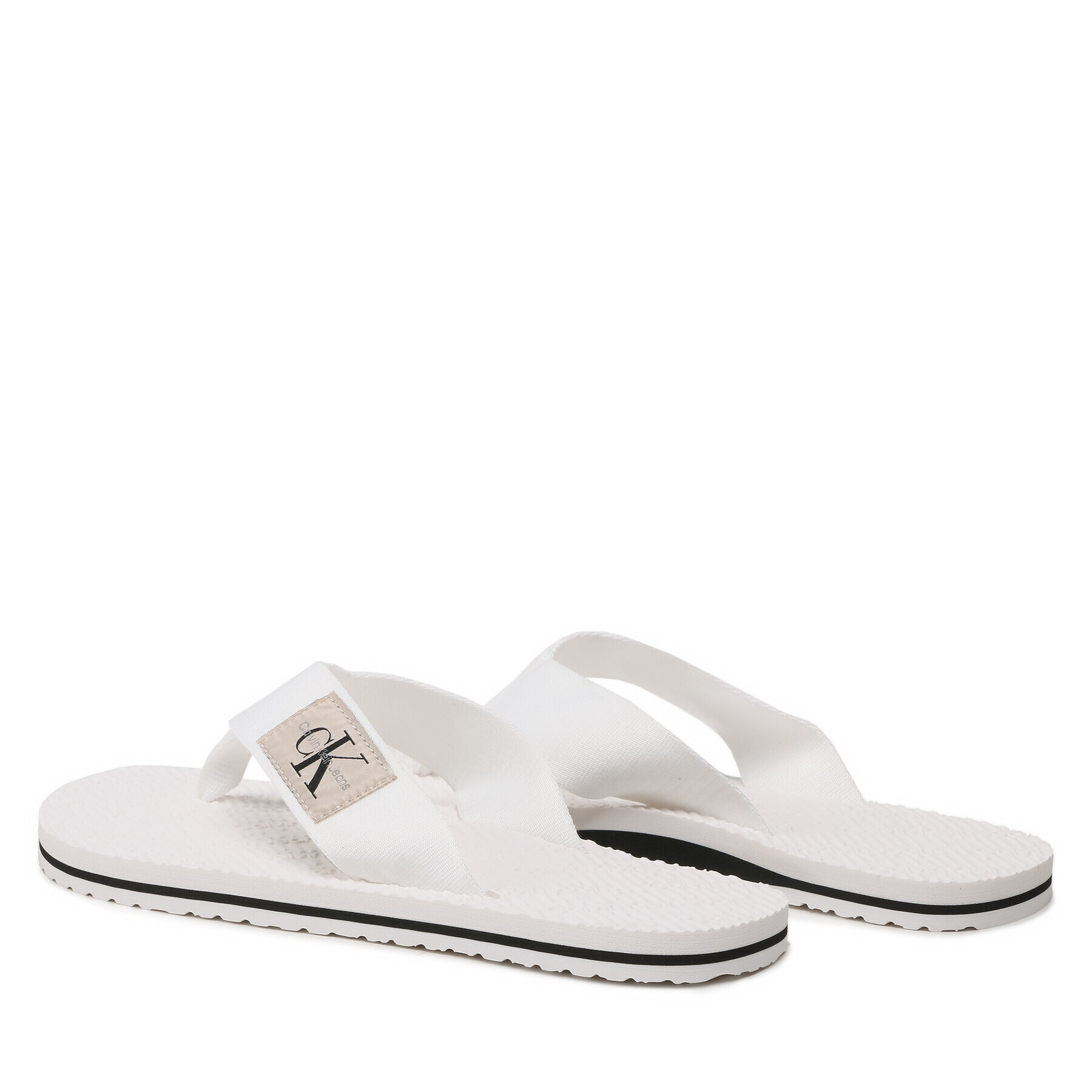 Calvin Klein Jeans Žabky Flip Flop Webbing YM0YM00732 Bílá - Pepit.cz