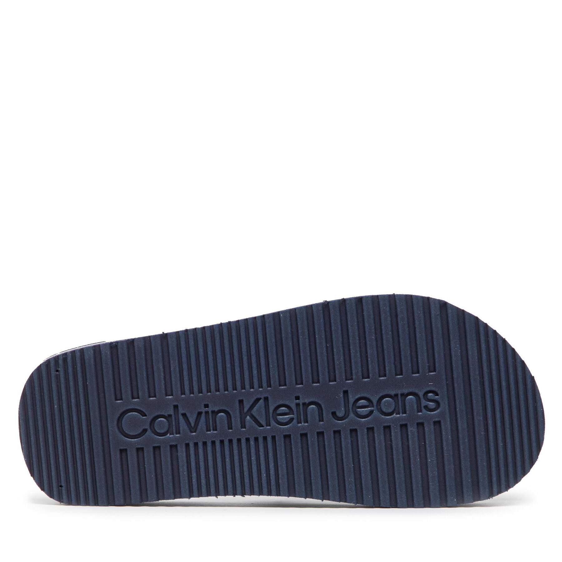 Calvin Klein Jeans Žabky Logo Print Flip Flop V3B8-80155-0058 M Tmavomodrá - Pepit.cz