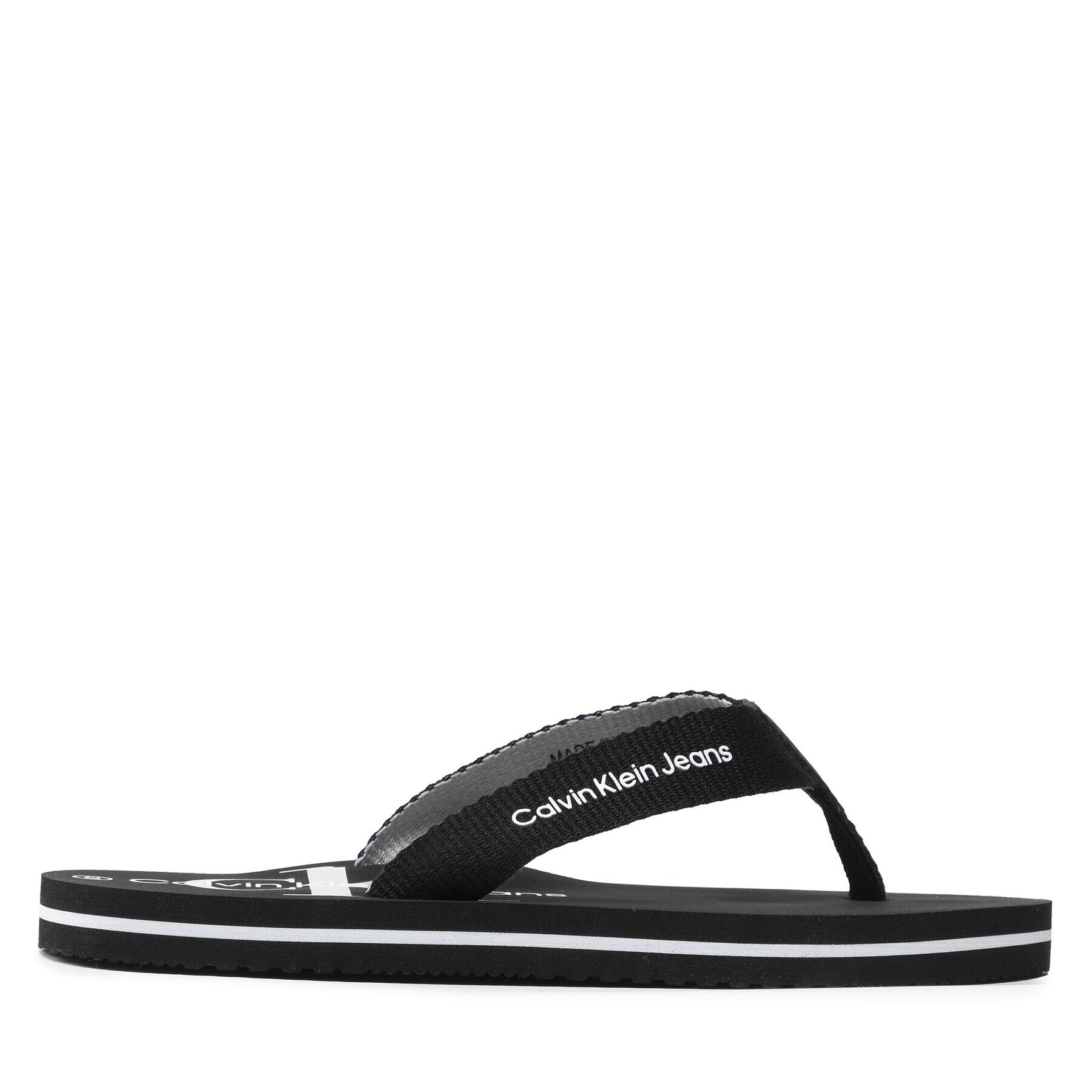 Calvin Klein Jeans Žabky Logo Print Flip Flop V3B8-80155-0058 S Černá - Pepit.cz