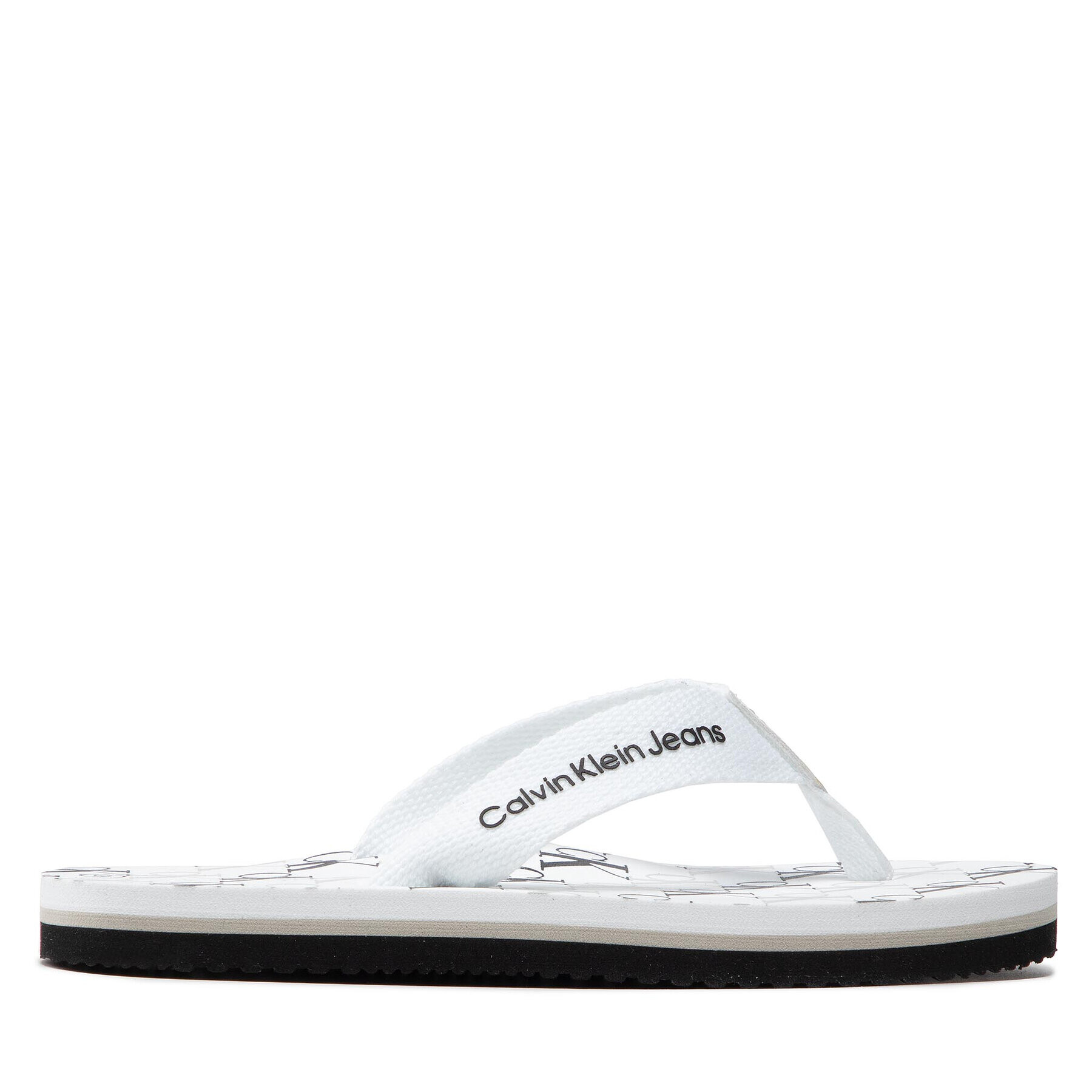 Calvin Klein Jeans Žabky Logo Print Flip Flop V3X8-80156-0058 M Bílá - Pepit.cz