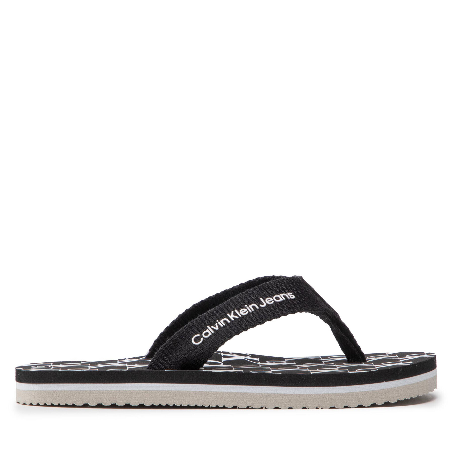 Calvin Klein Jeans Žabky Logo Print Flip Flop V3X8-80156-0058 M Černá - Pepit.cz