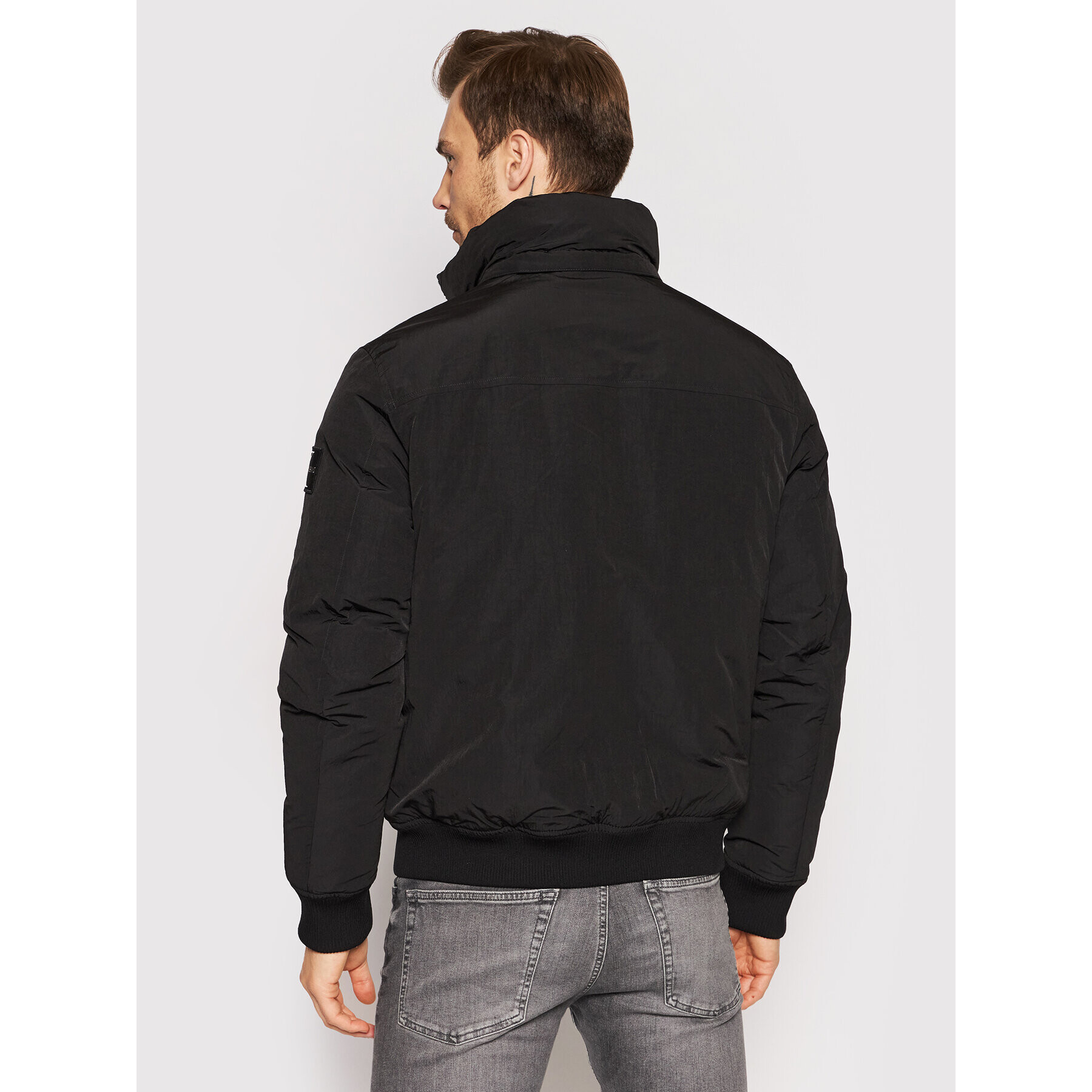 Calvin Klein Jeans Zimní bunda Sherpa J30J318652 Černá Regular Fit - Pepit.cz