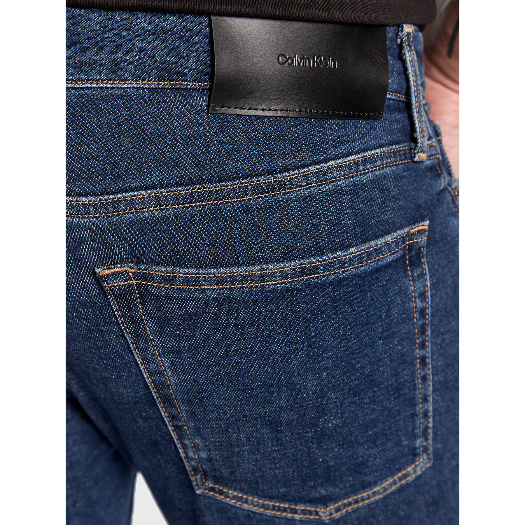 Calvin Klein Jeansy K10K110710 Tmavomodrá Slim Fit - Pepit.cz