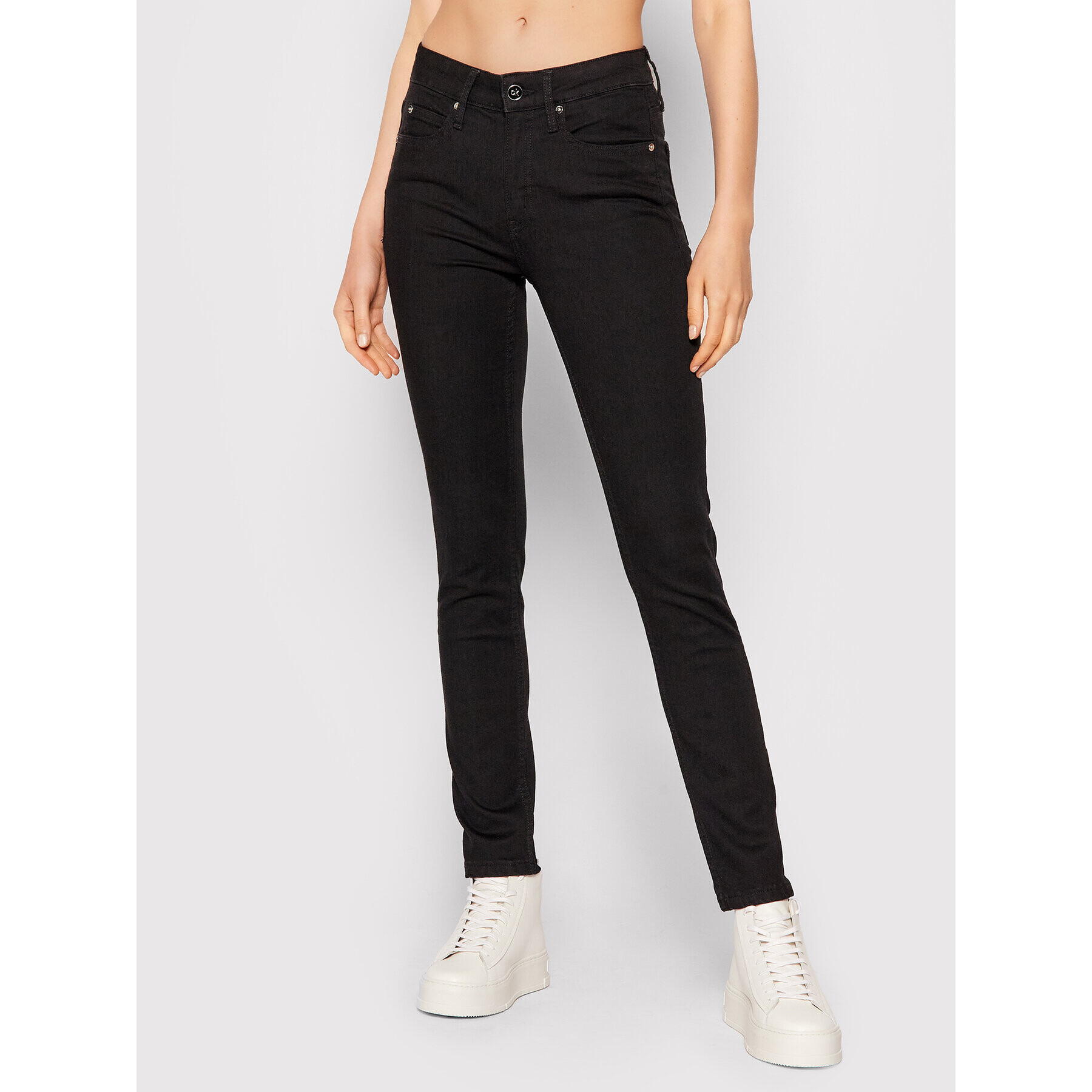 Calvin Klein Jeansy K20K202500 Černá Skinny Fit - Pepit.cz