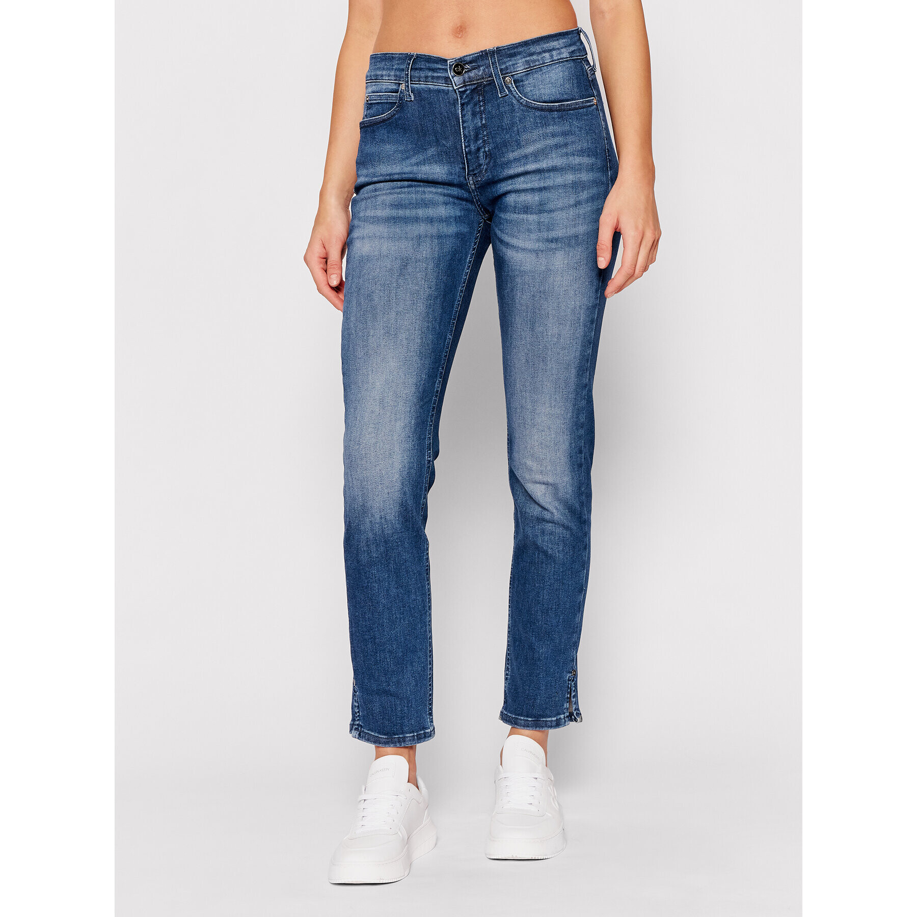 Calvin Klein Jeansy K20K203090 Tmavomodrá Slim Fit - Pepit.cz