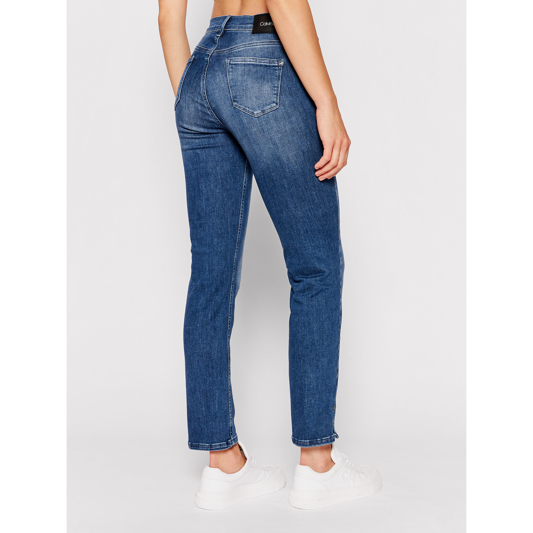 Calvin Klein Jeansy K20K203090 Tmavomodrá Slim Fit - Pepit.cz