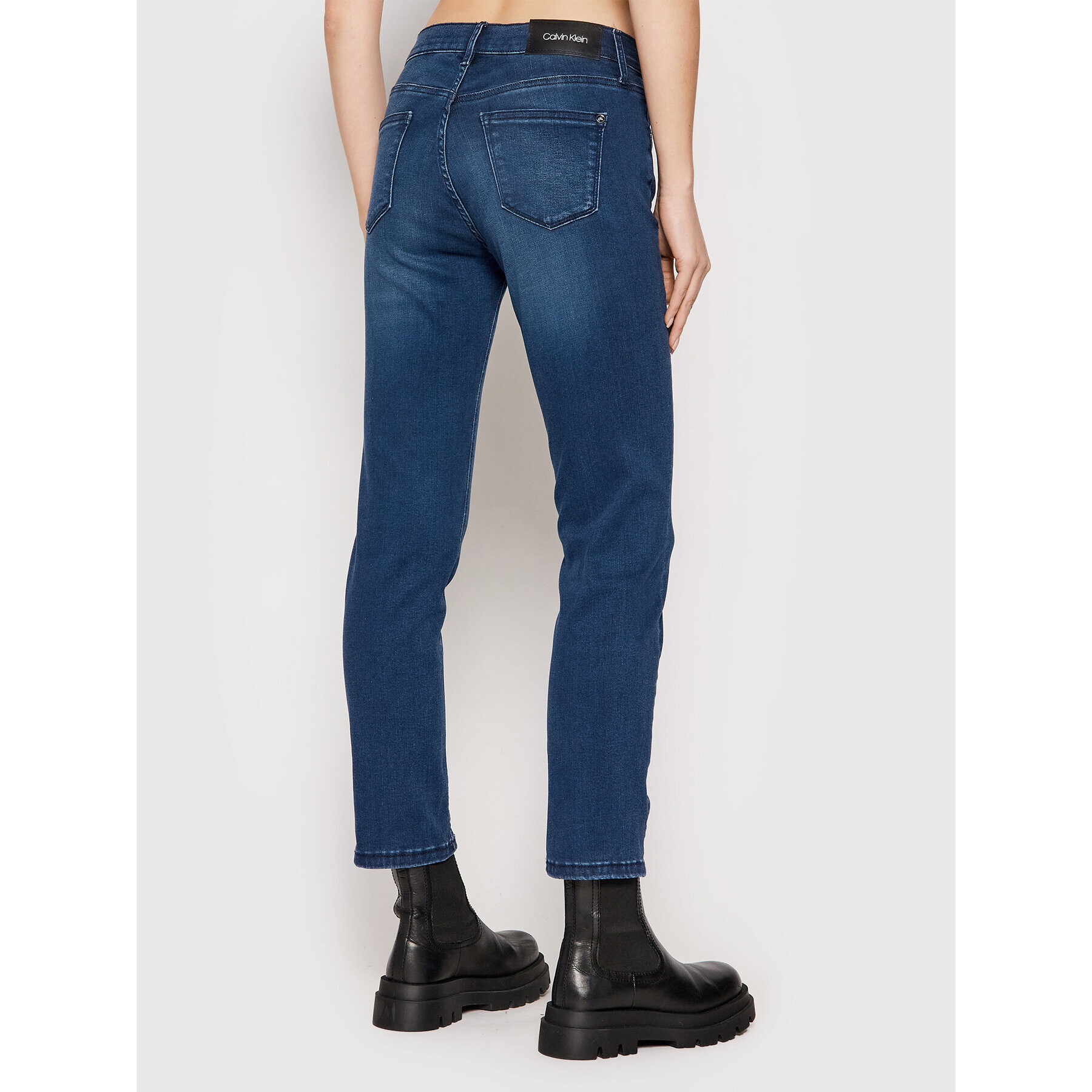 Calvin Klein Jeansy K20K203373 Tmavomodrá Slim Fit - Pepit.cz