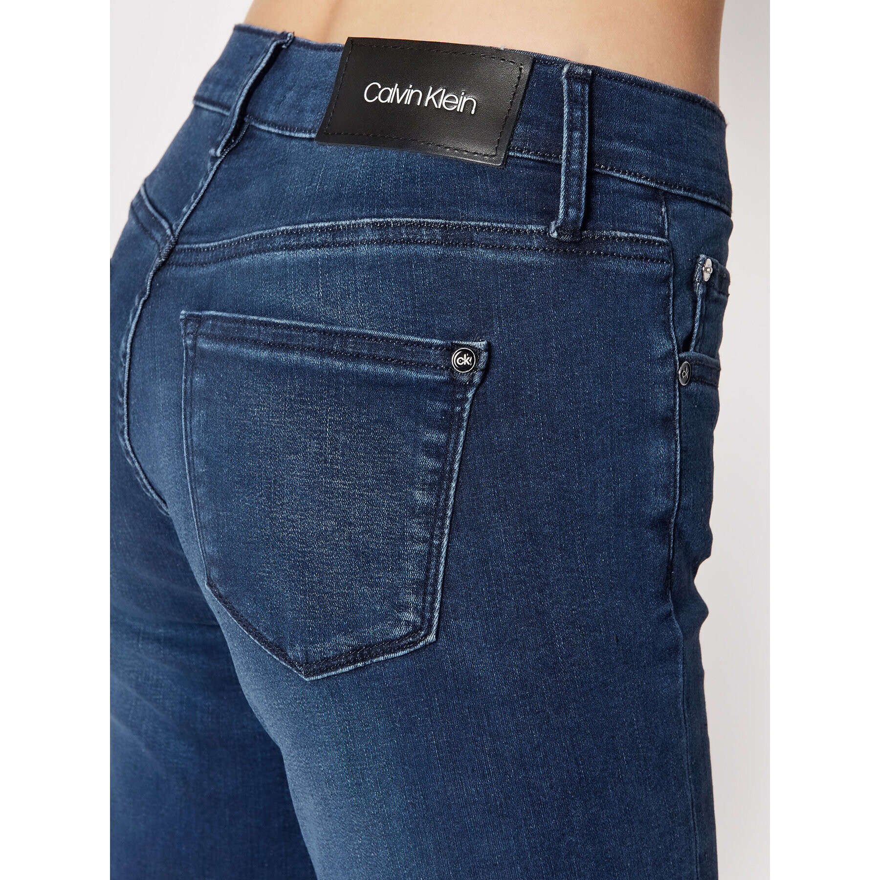 Calvin Klein Jeansy K20K203373 Tmavomodrá Slim Fit - Pepit.cz