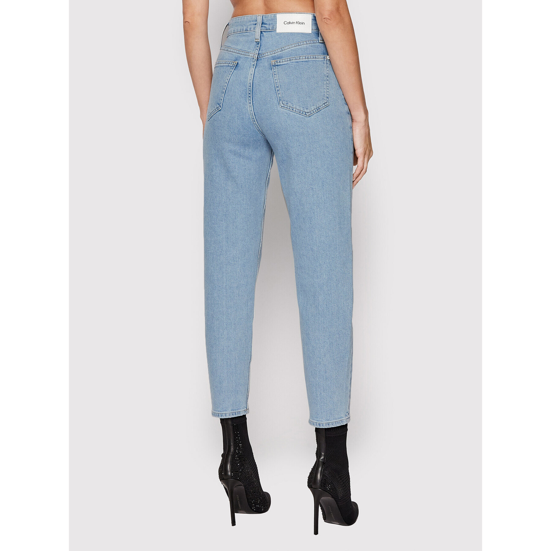 Calvin Klein Jeansy K20K203568 Modrá Mom Fit - Pepit.cz