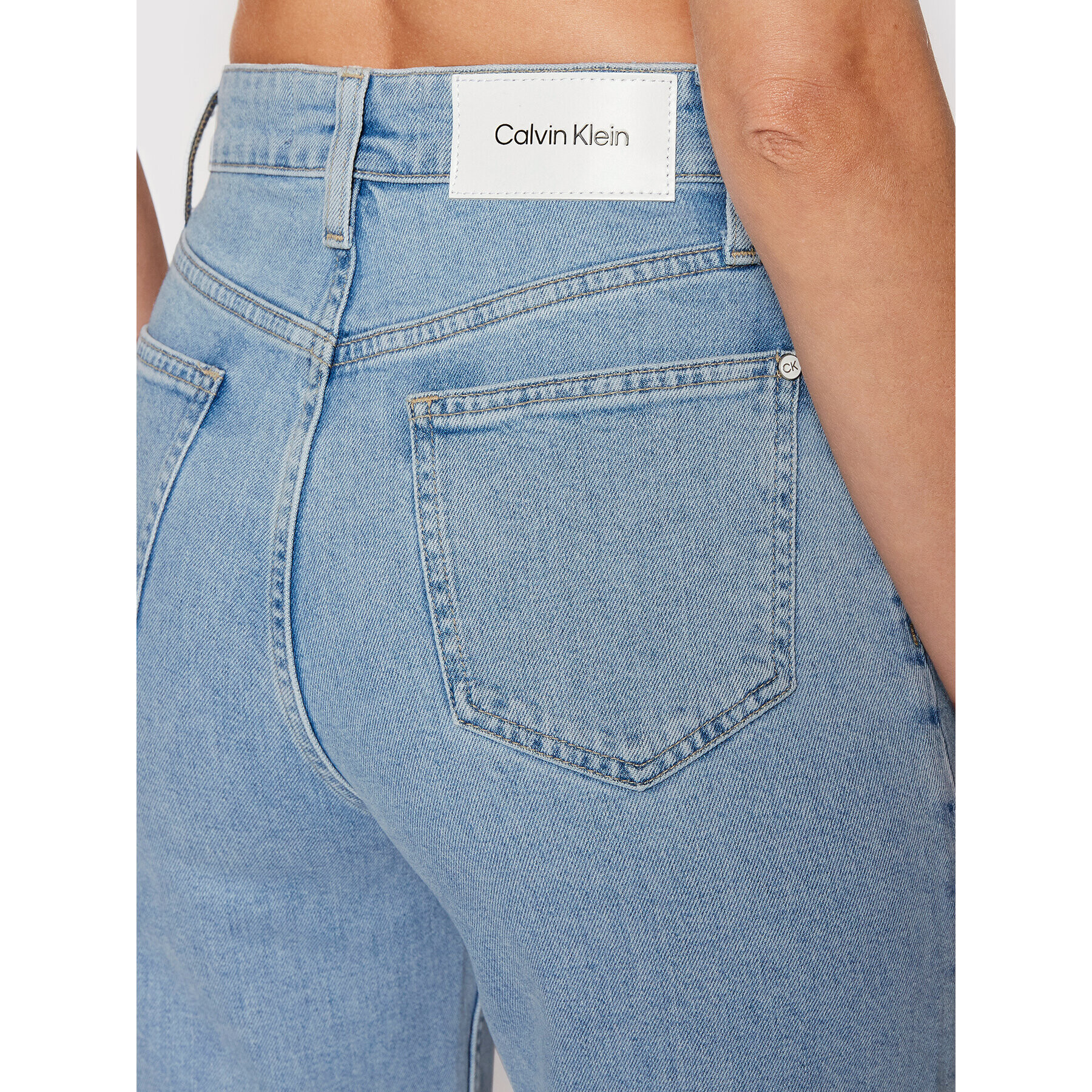 Calvin Klein Jeansy K20K203568 Modrá Mom Fit - Pepit.cz