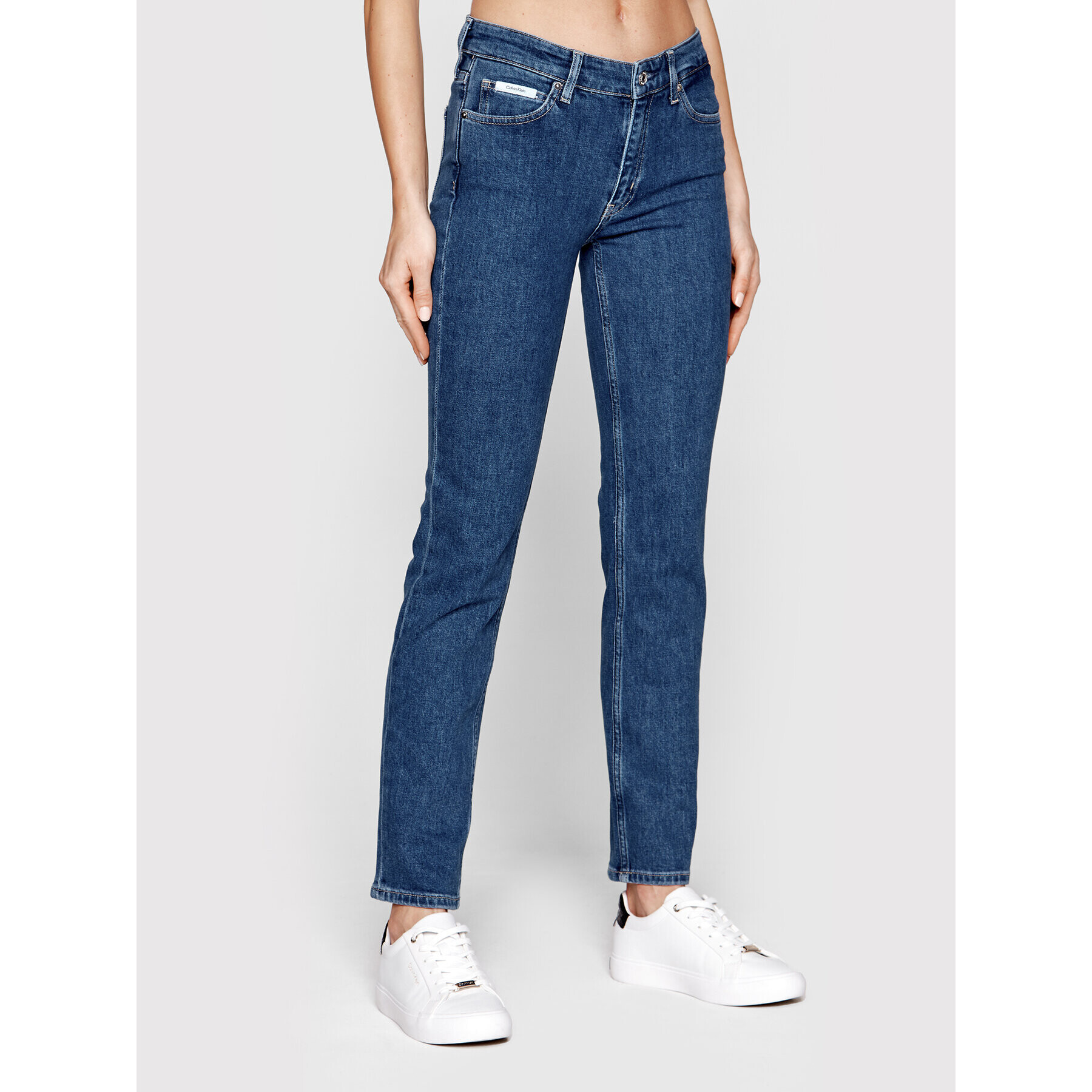 Calvin Klein Jeansy K20K204437 Modrá Slim Fit - Pepit.cz