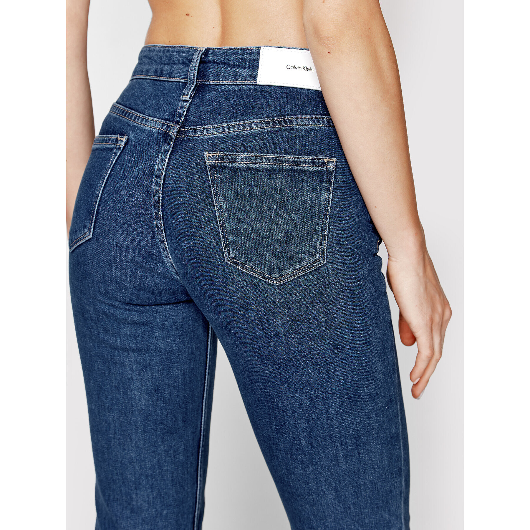 Calvin Klein Jeansy K20K204437 Modrá Slim Fit - Pepit.cz