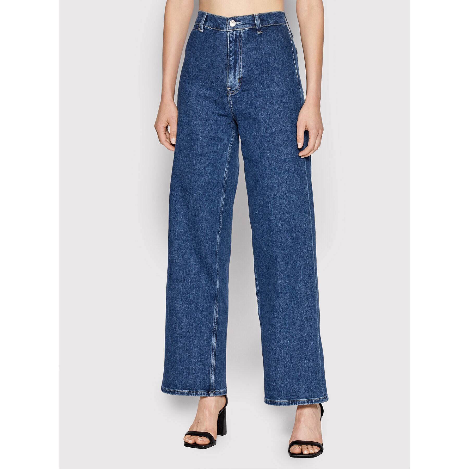 Calvin Klein Jeansy K20K204443 Modrá Relaxed Fit - Pepit.cz