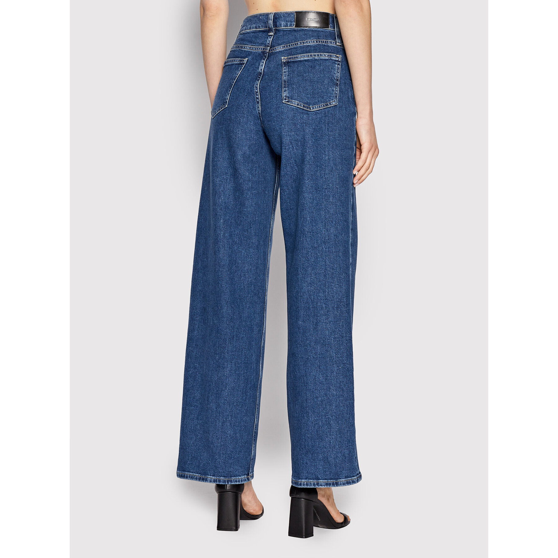 Calvin Klein Jeansy K20K204443 Modrá Relaxed Fit - Pepit.cz