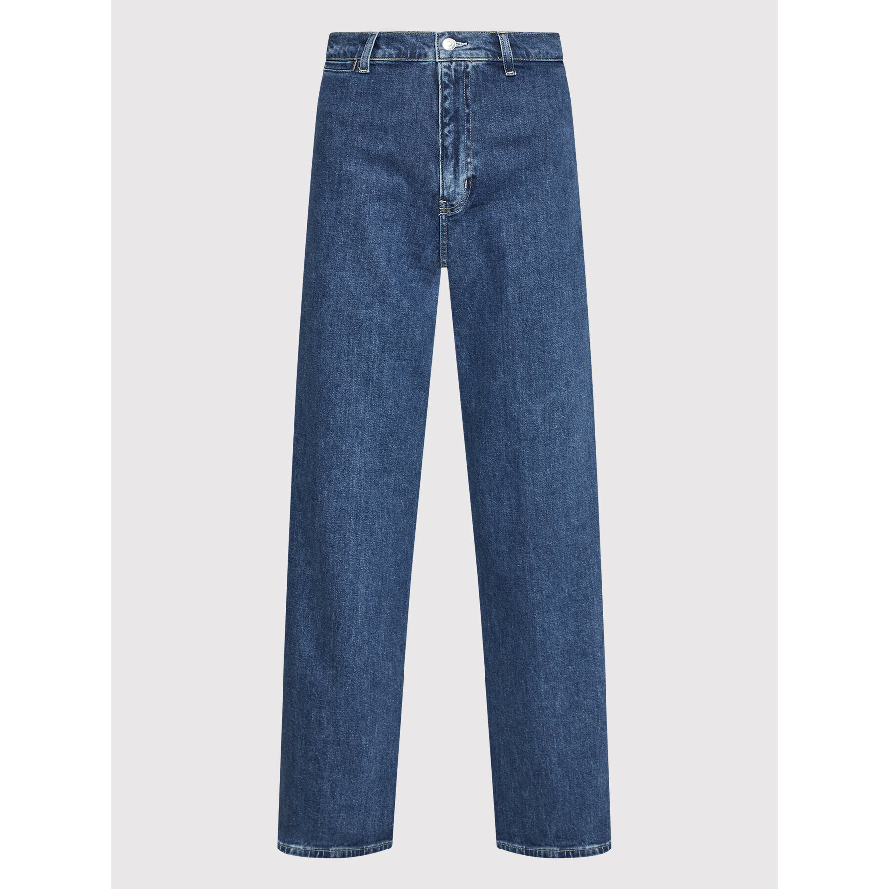 Calvin Klein Jeansy K20K204443 Modrá Relaxed Fit - Pepit.cz