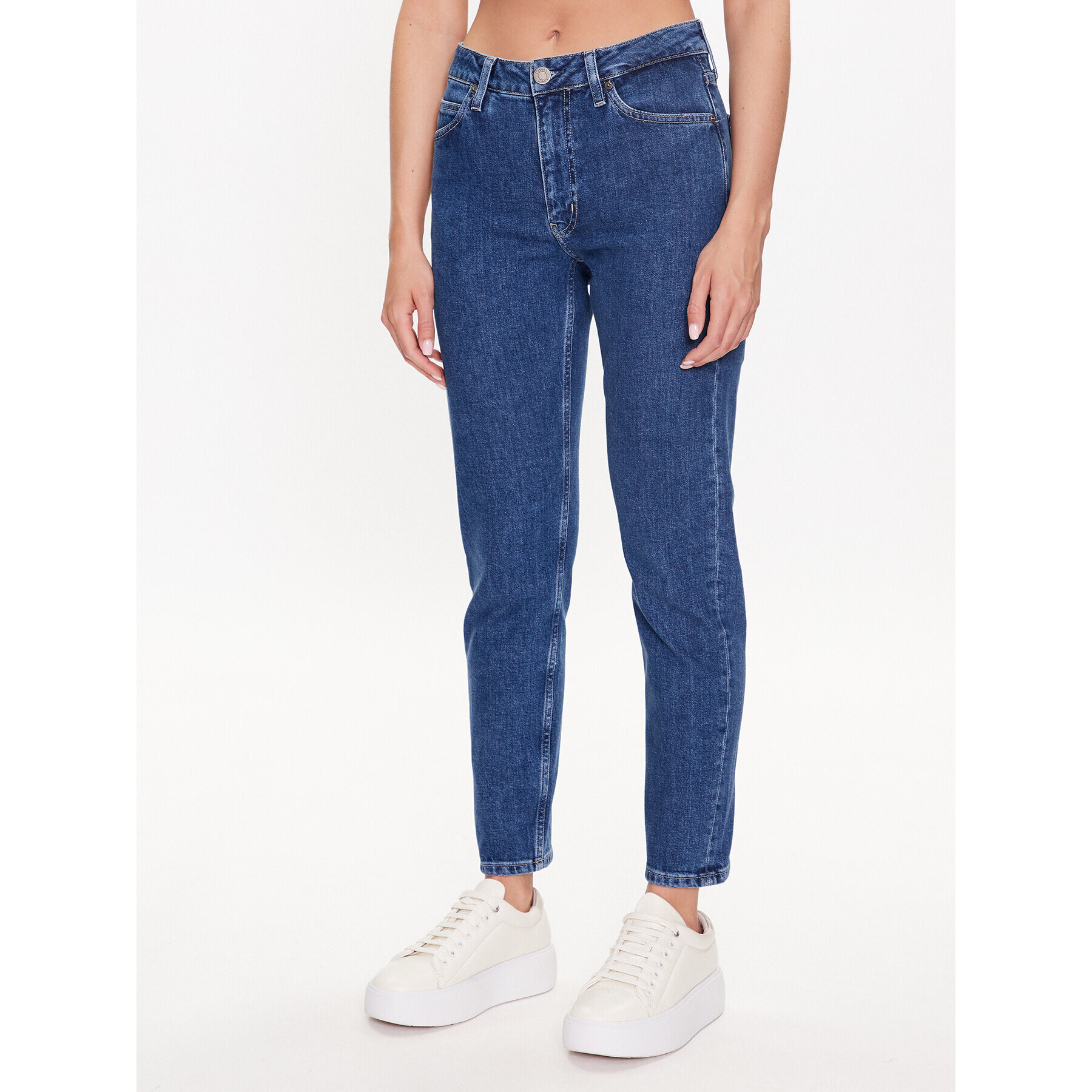 Calvin Klein Jeansy K20K206192 Modrá Slim Fit - Pepit.cz