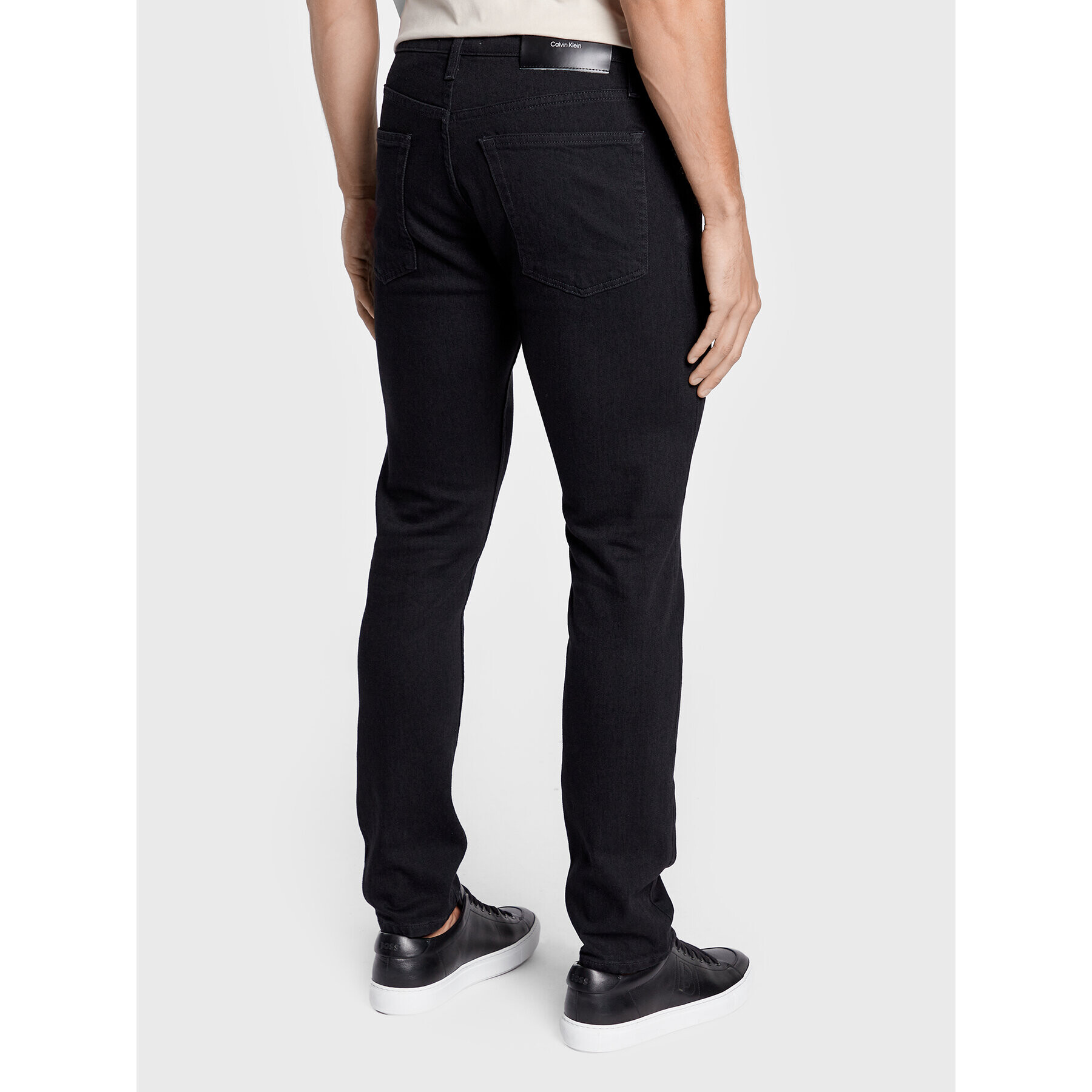 Calvin Klein Jeansy Night Black K10K109921 Černá Slim Fit - Pepit.cz