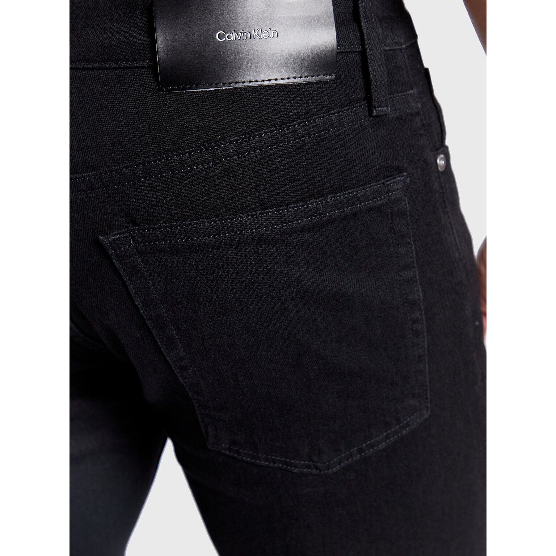 Calvin Klein Jeansy Night Black K10K109921 Černá Slim Fit - Pepit.cz