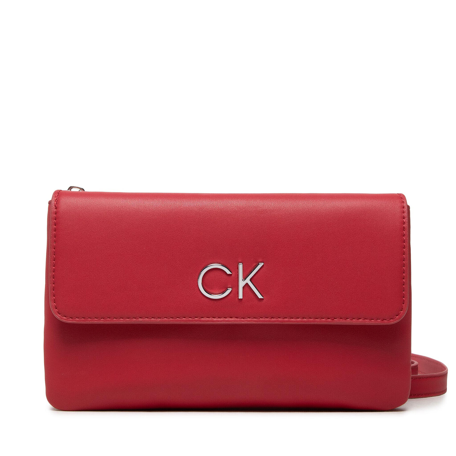 Calvin Klein Kabelka Re-Lock Dbl Xbody W/Flap K60K609620 Červená - Pepit.cz