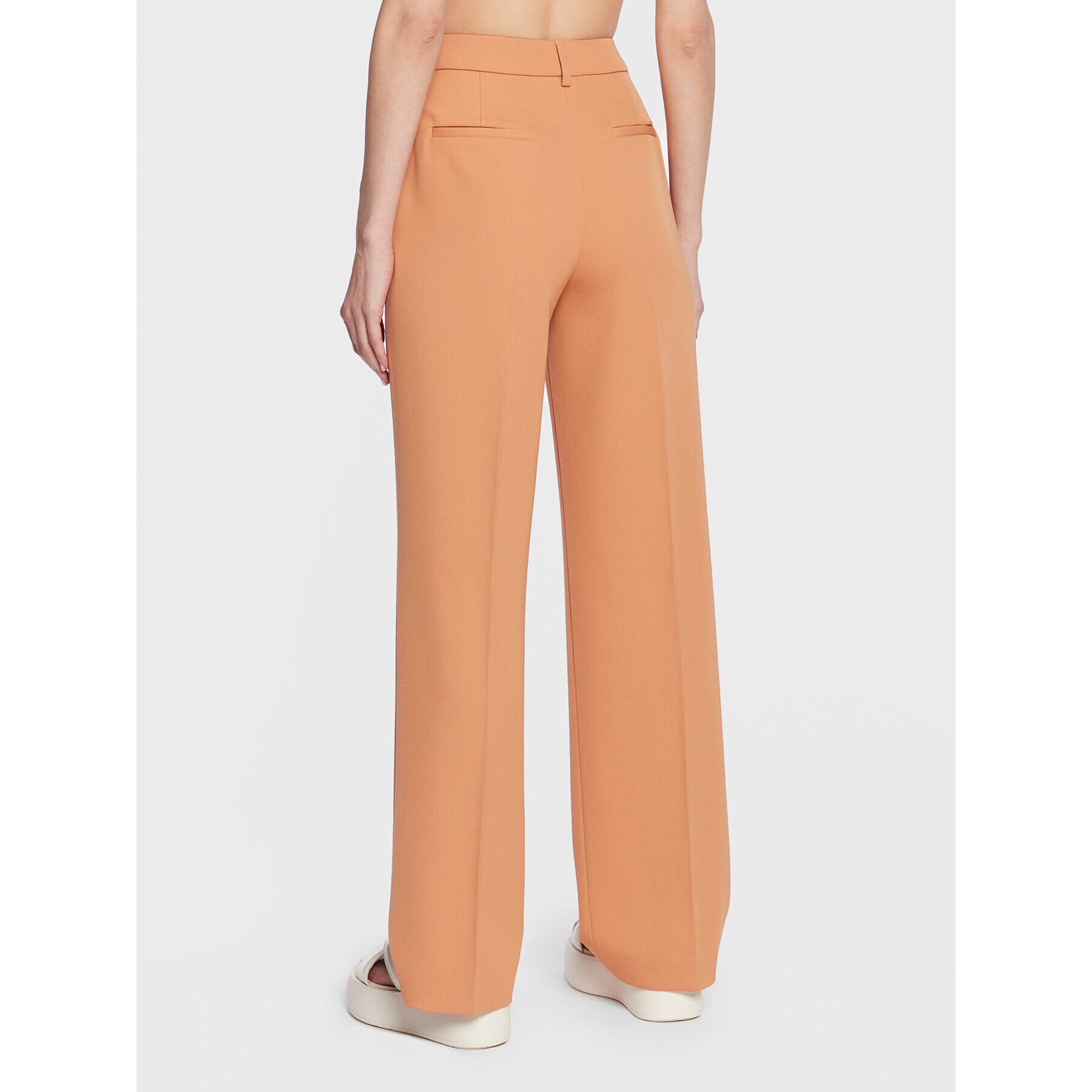 Calvin Klein Kalhoty z materiálu K20K205126 Oranžová Regular Fit - Pepit.cz