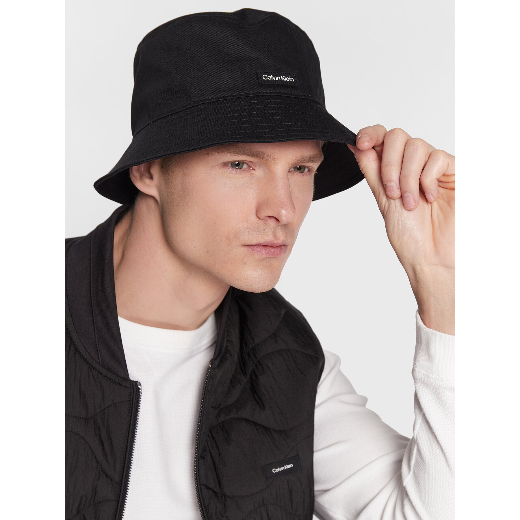 Calvin Klein Klobouk bucket hat K50K510486 Černá - Pepit.cz