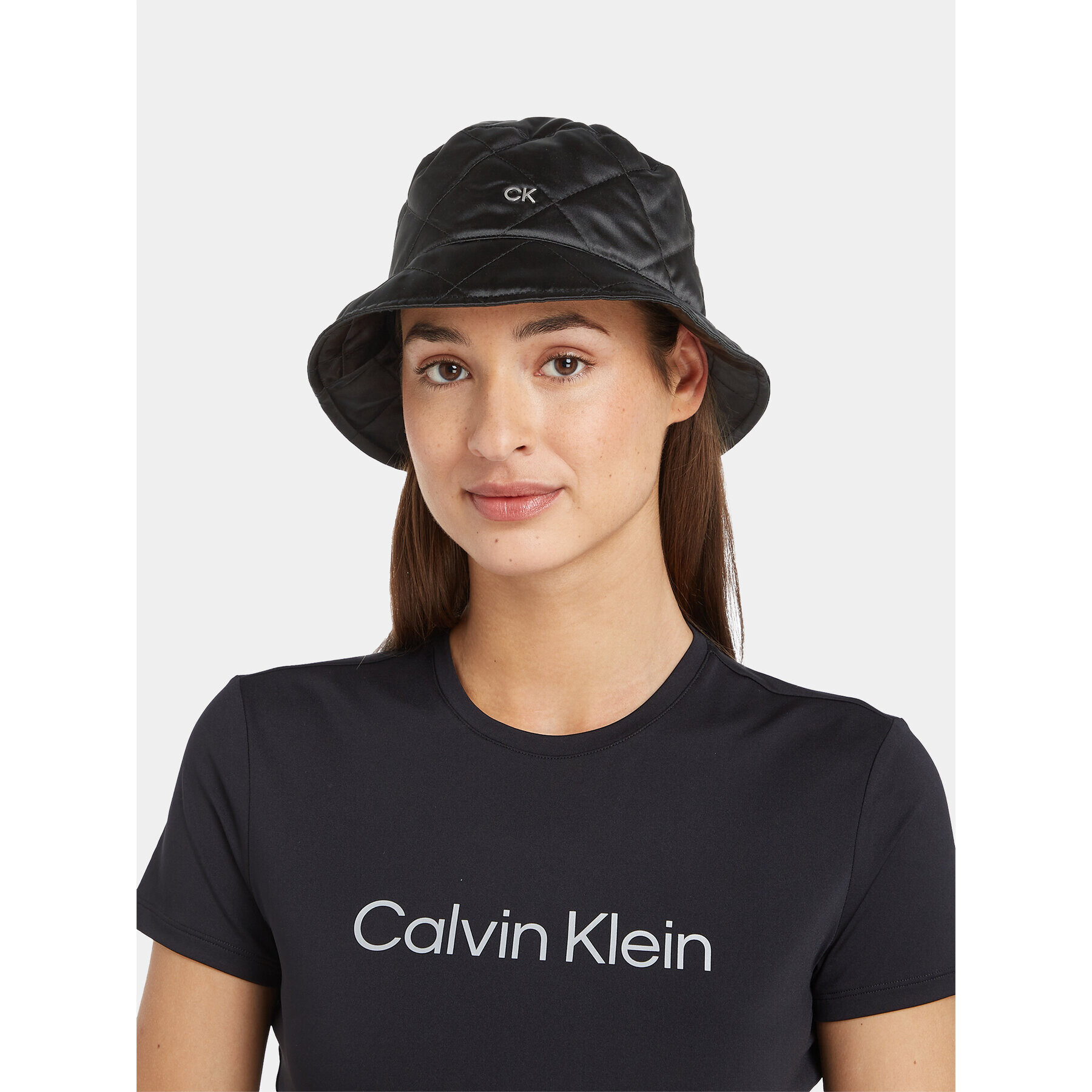 Calvin Klein Klobouk Diamond Quilt Bucket Hat K60K611512 Černá - Pepit.cz