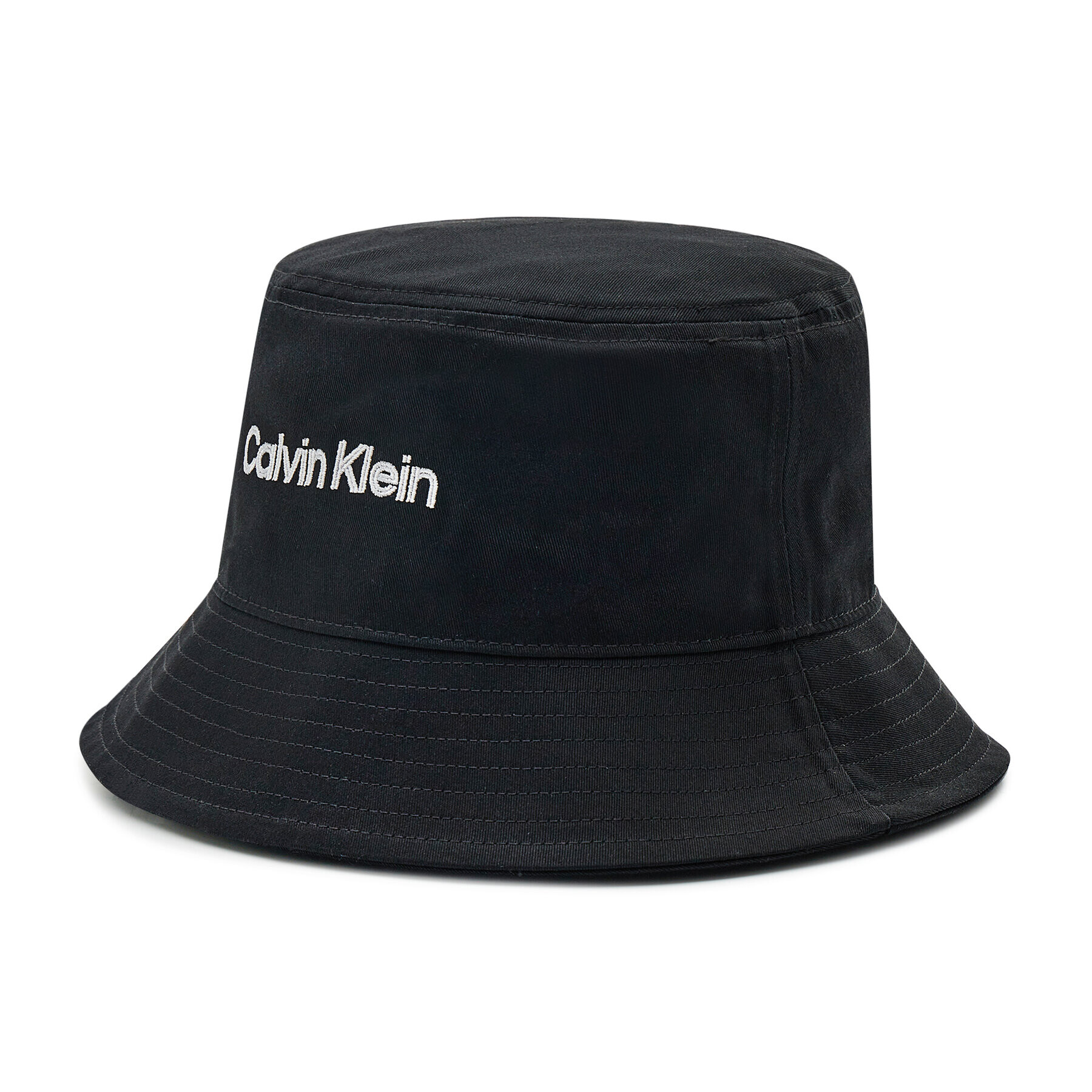 Calvin Klein Klobouk Double Line Embro Bucket K50K508736 Černá - Pepit.cz