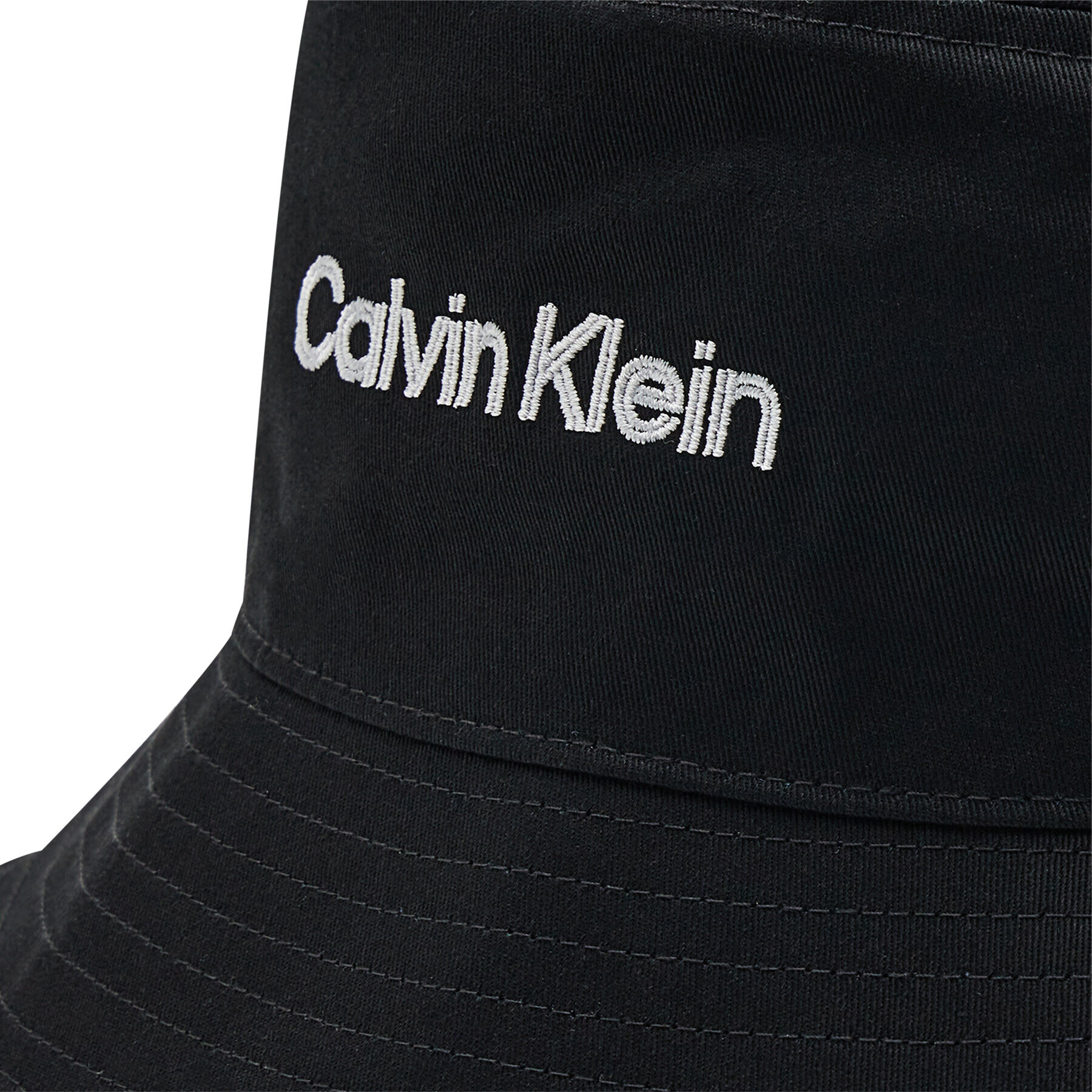 Calvin Klein Klobouk Double Line Embro Bucket K50K508736 Černá - Pepit.cz