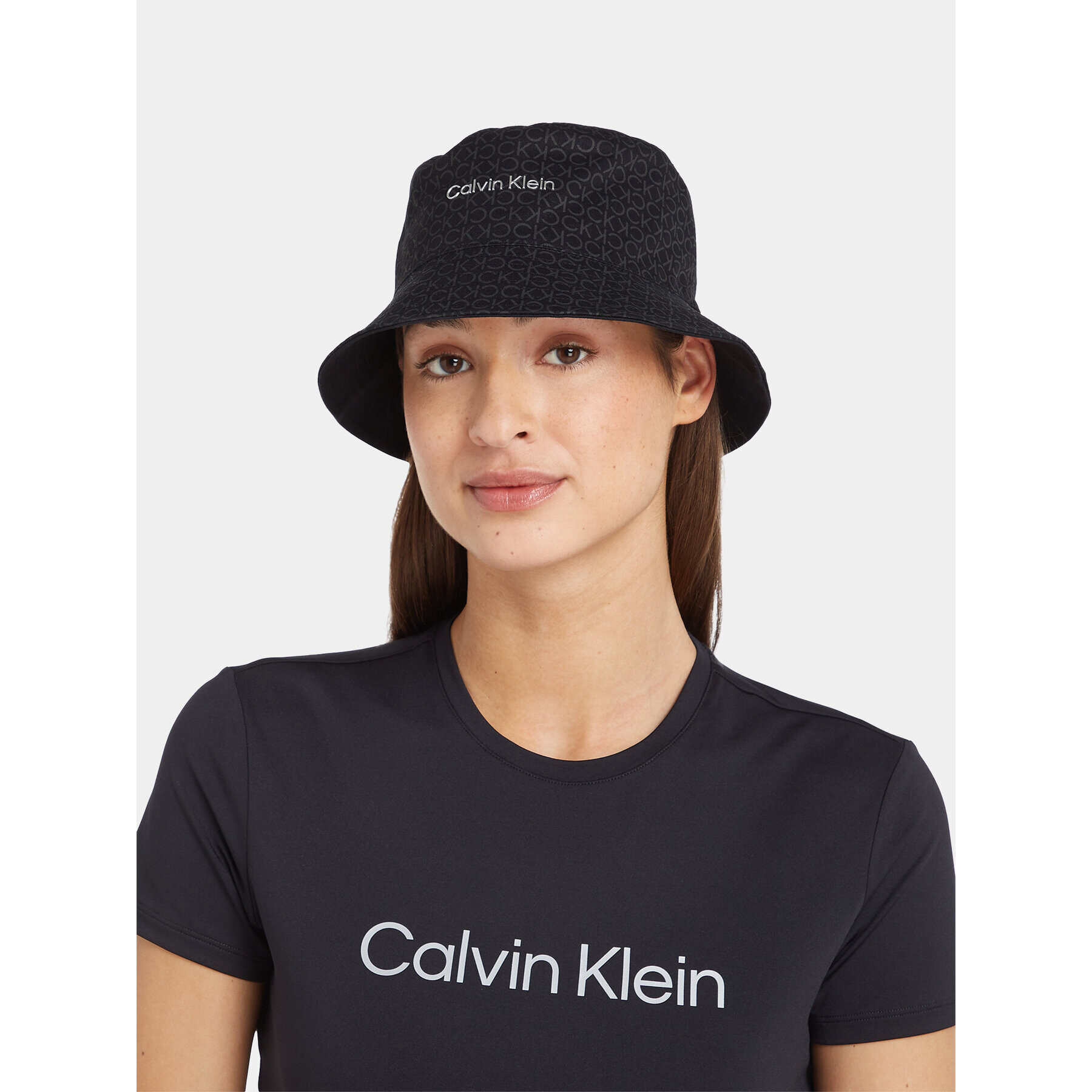 Calvin Klein Klobouk Monogram Reversible Bucket Hat K60K611158 Černá - Pepit.cz