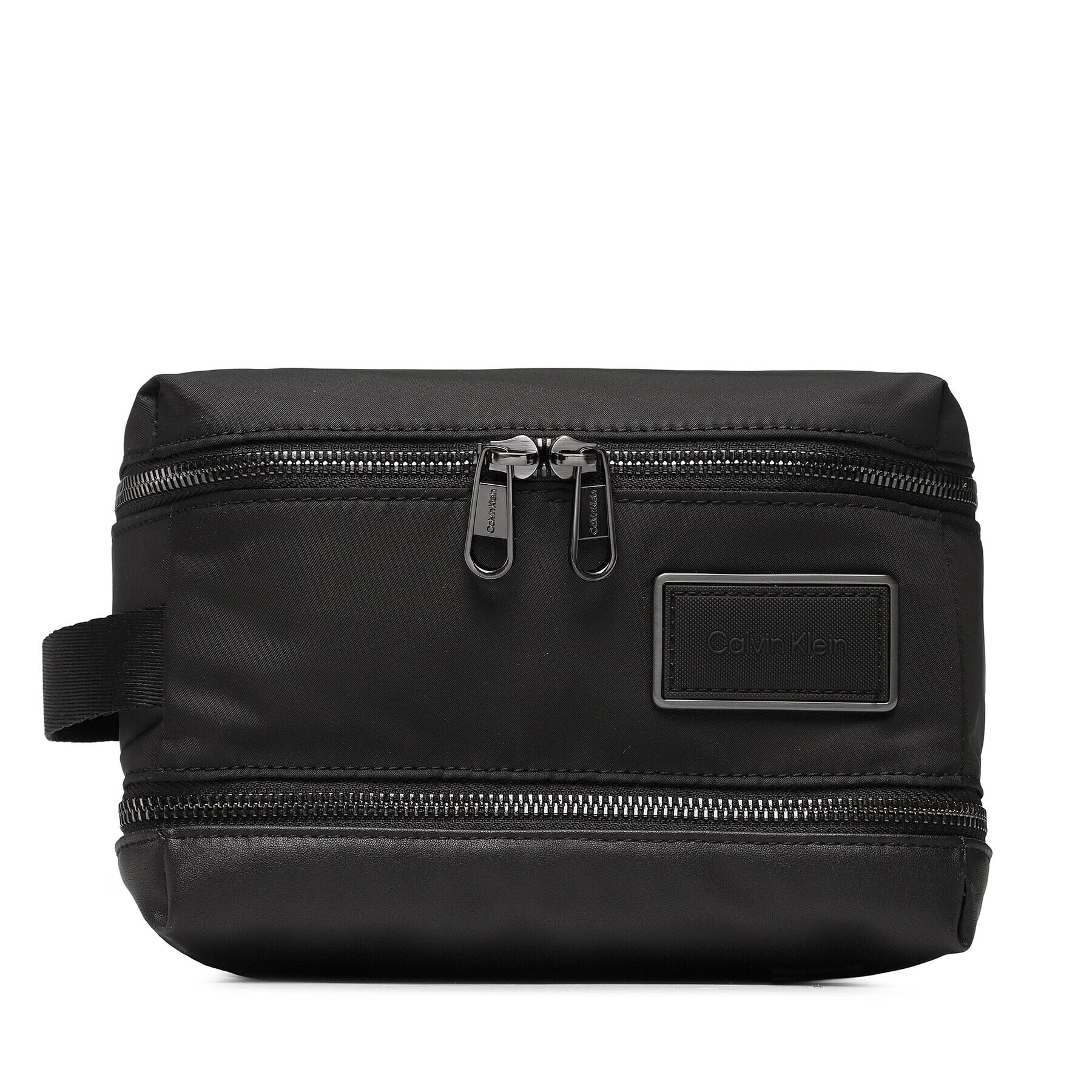 Calvin Klein Kosmetický kufřík Ck Elevated Double Zip Washbag K50K510296 Černá - Pepit.cz