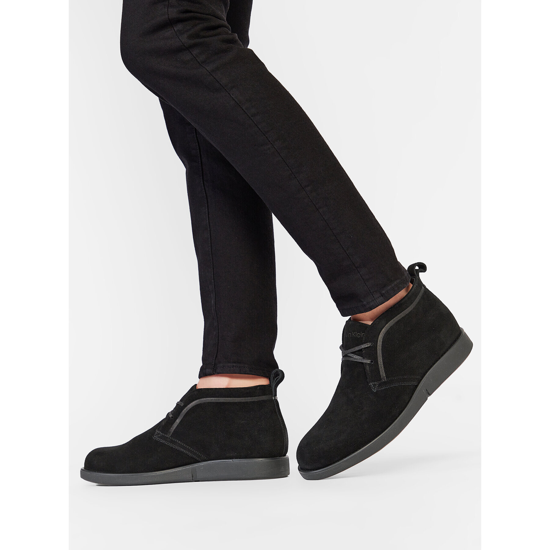 Calvin Klein Kotníková obuv Hybrid Desert Boot HM0HM00632 Černá - Pepit.cz