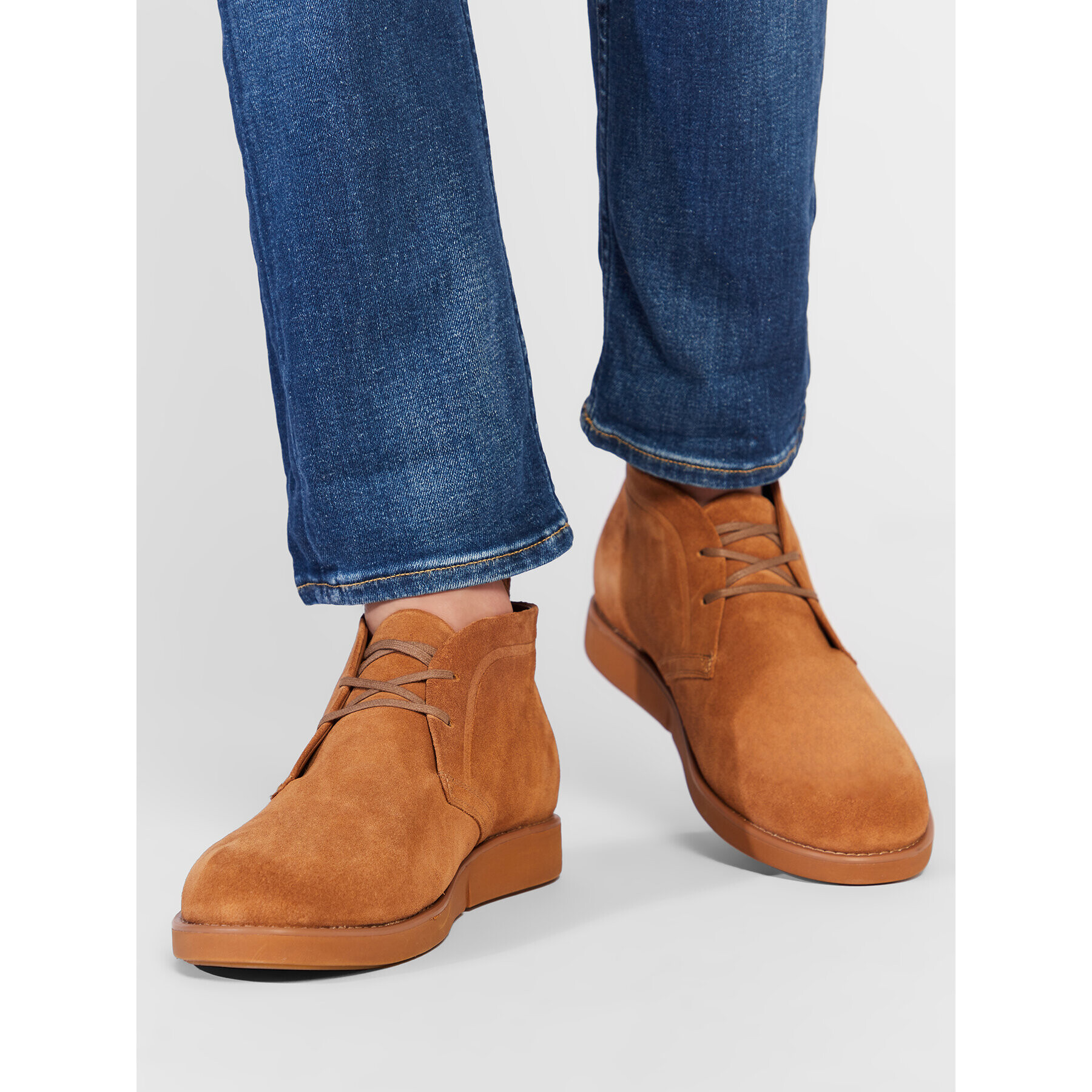 Calvin Klein Kotníková obuv Hybrid Desert Boot HM0HM00632 Hnědá - Pepit.cz