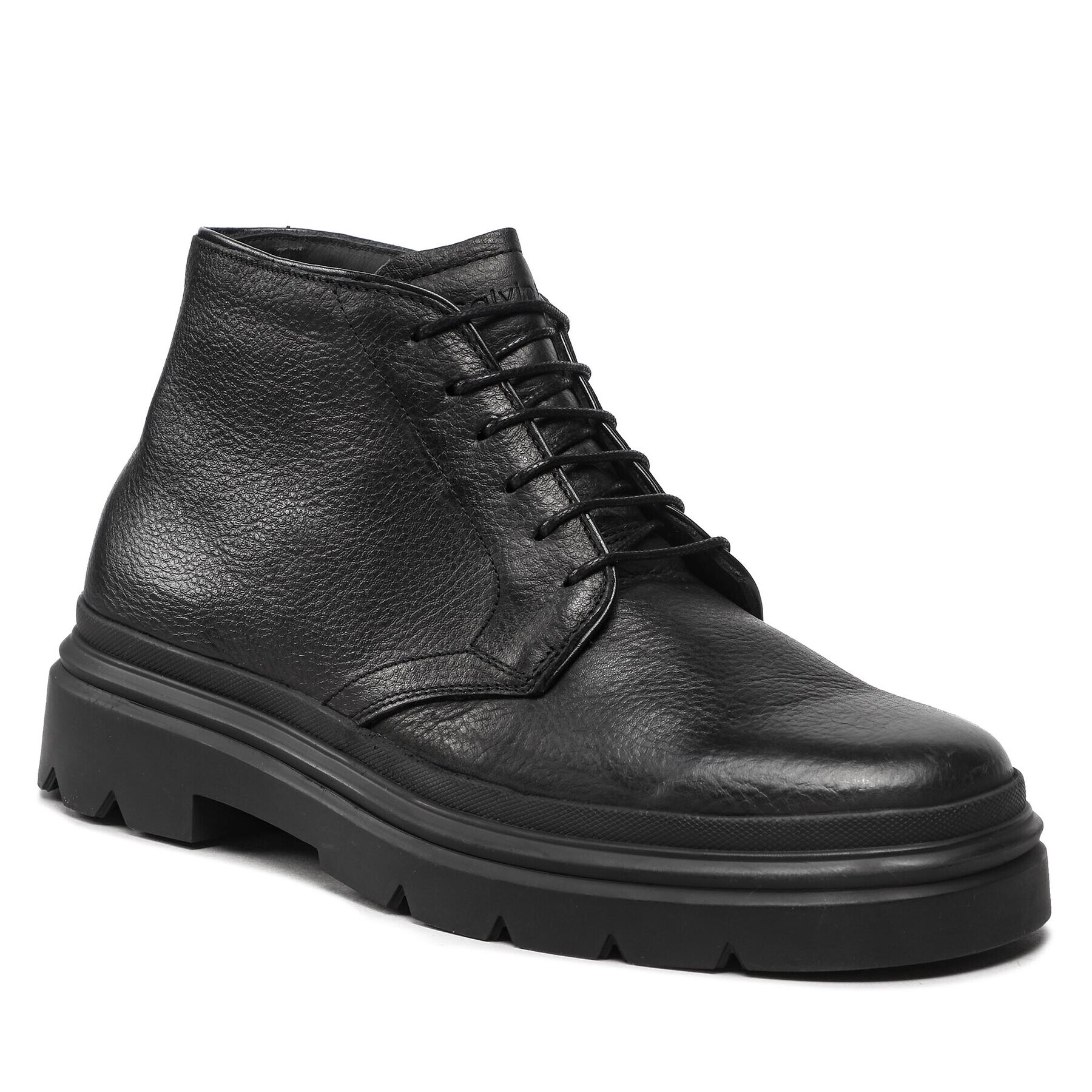 Calvin Klein Kotníková obuv Mid Cut Boot HM0HM00840 Černá - Pepit.cz