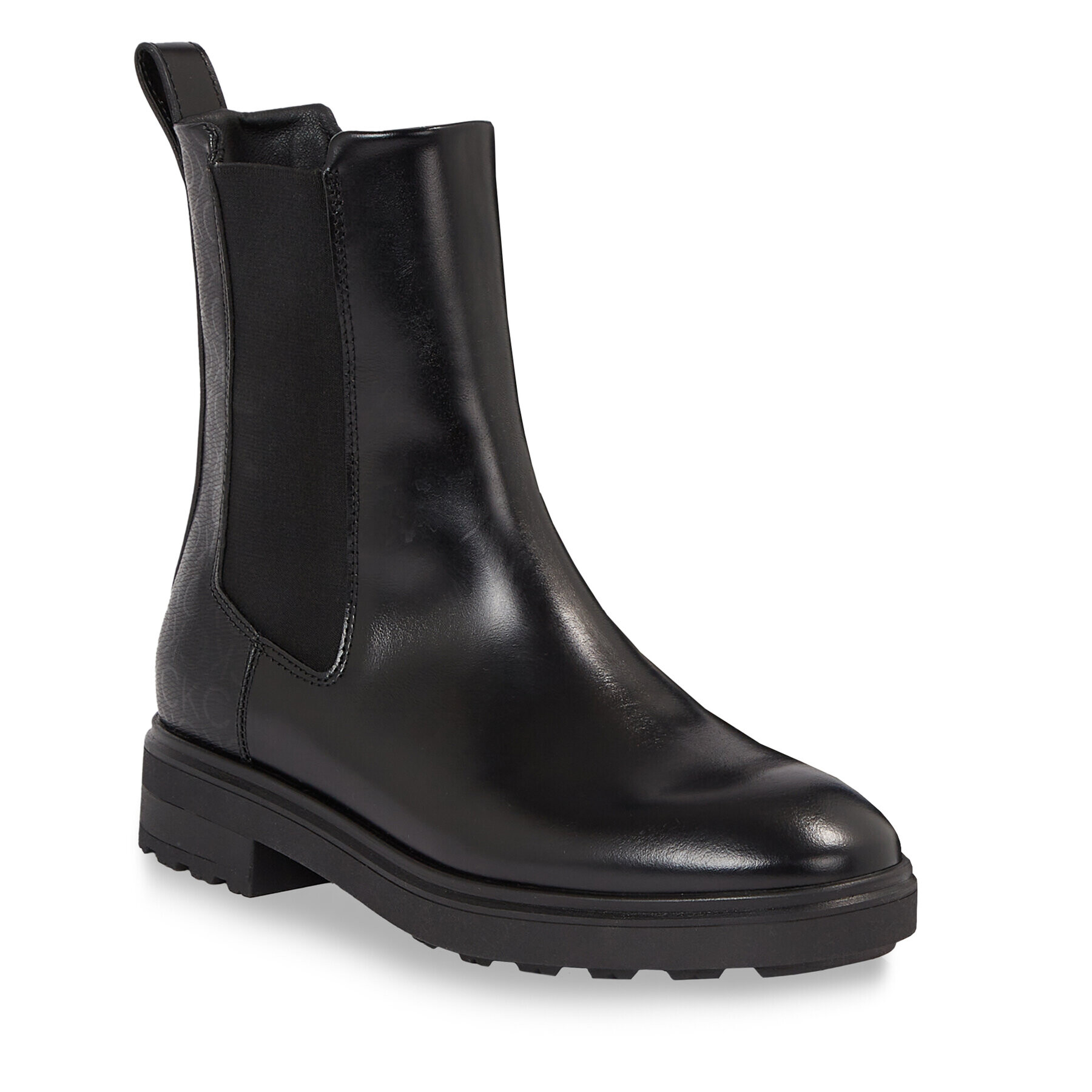 Calvin Klein Kotníková obuv s elastickým prvkem Cleat Chelsea Boot - Epi Mn Mx HW0HW01699 Černá - Pepit.cz