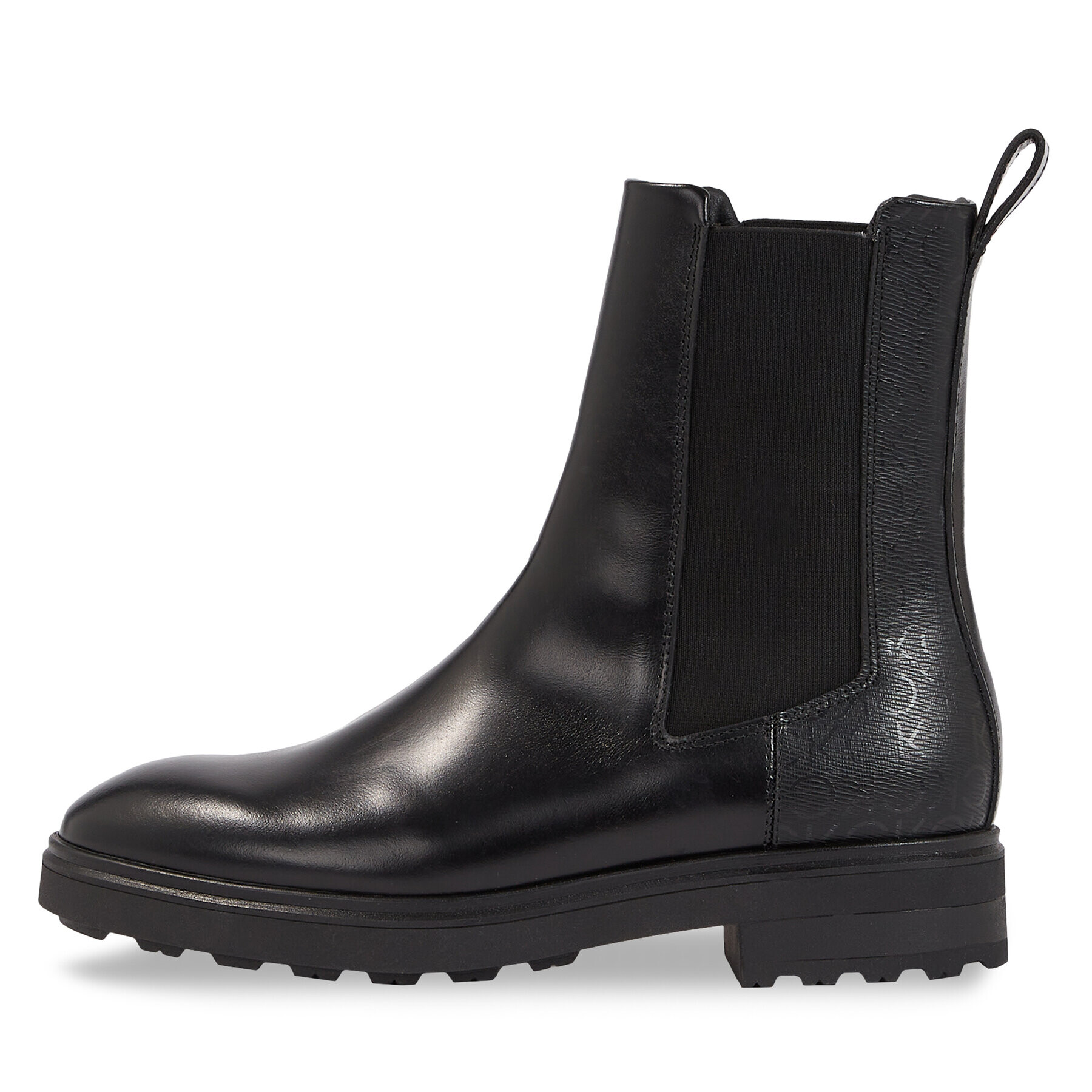 Calvin Klein Kotníková obuv s elastickým prvkem Cleat Chelsea Boot - Epi Mn Mx HW0HW01699 Černá - Pepit.cz