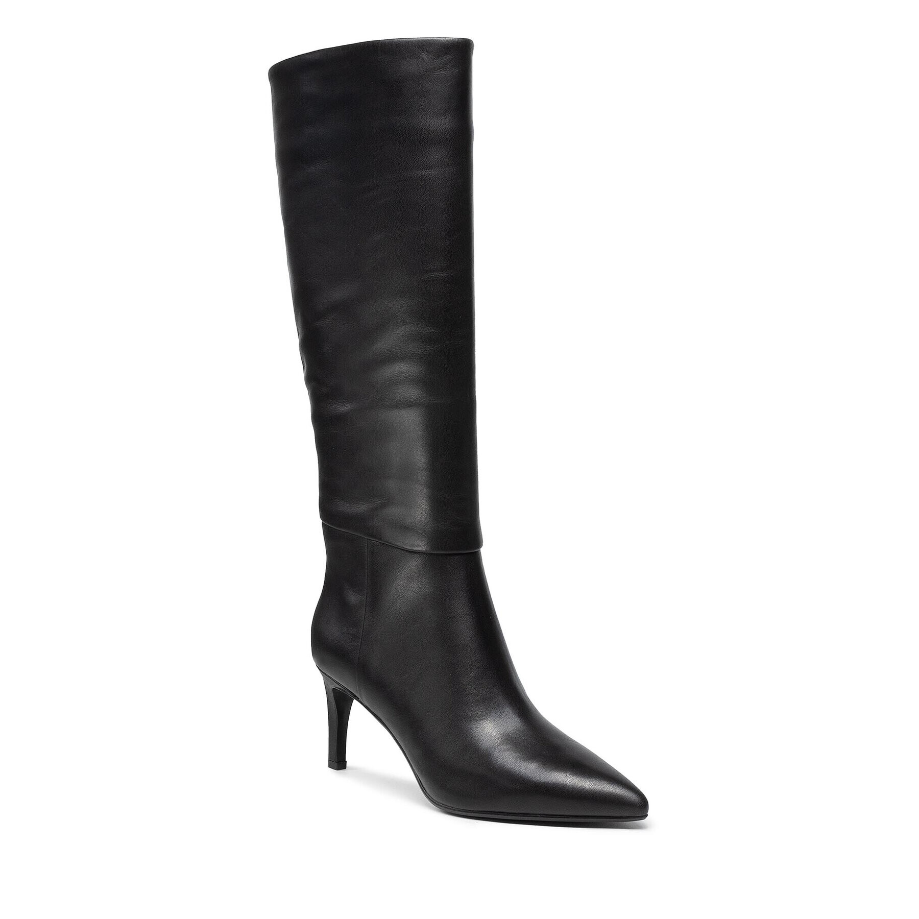 Calvin Klein Kozačky Essential Knee Boot 70 HW0HW00589 Černá - Pepit.cz