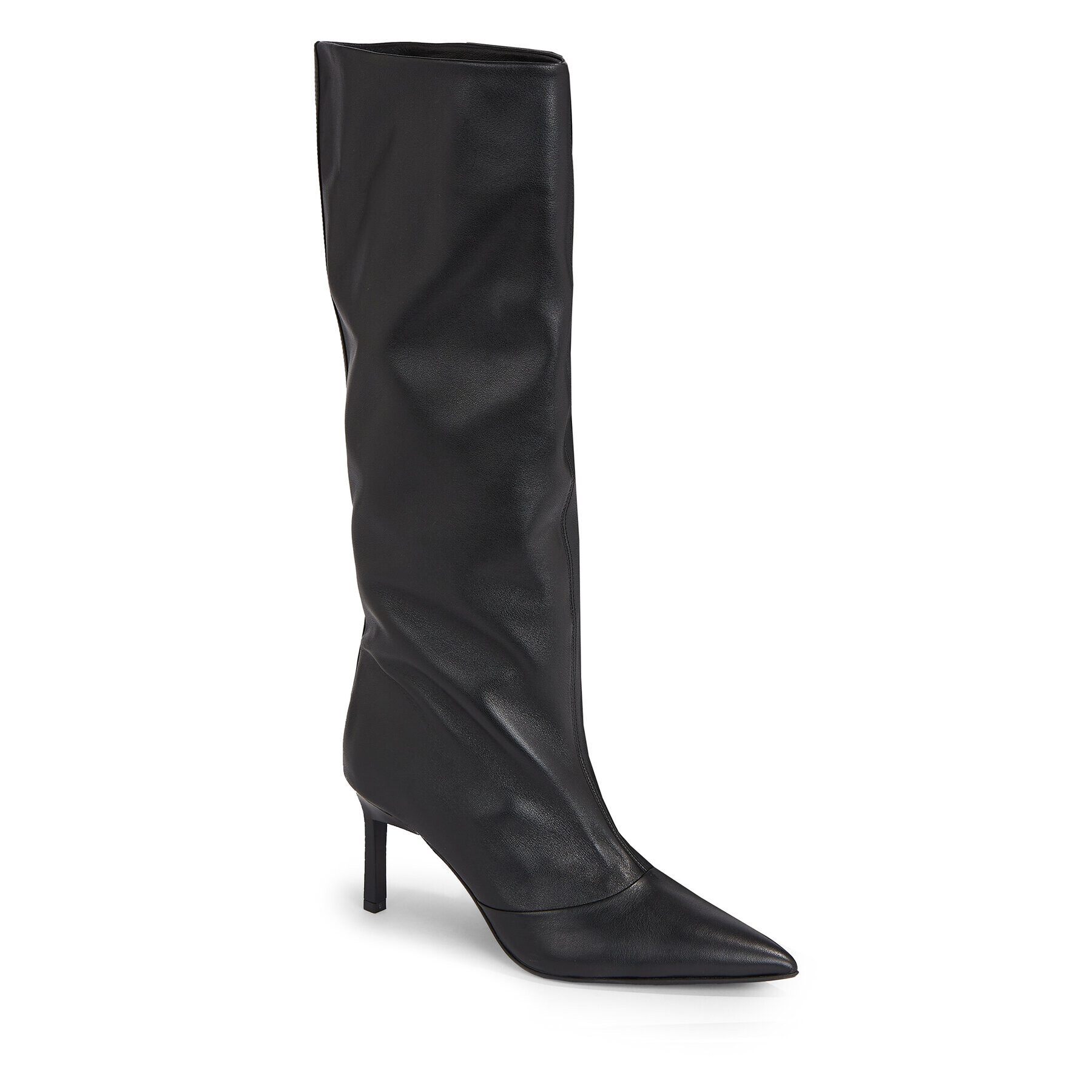 Calvin Klein Kozačky Geo Stiletto Knee Boot 70 HW0HW01691 Černá - Pepit.cz