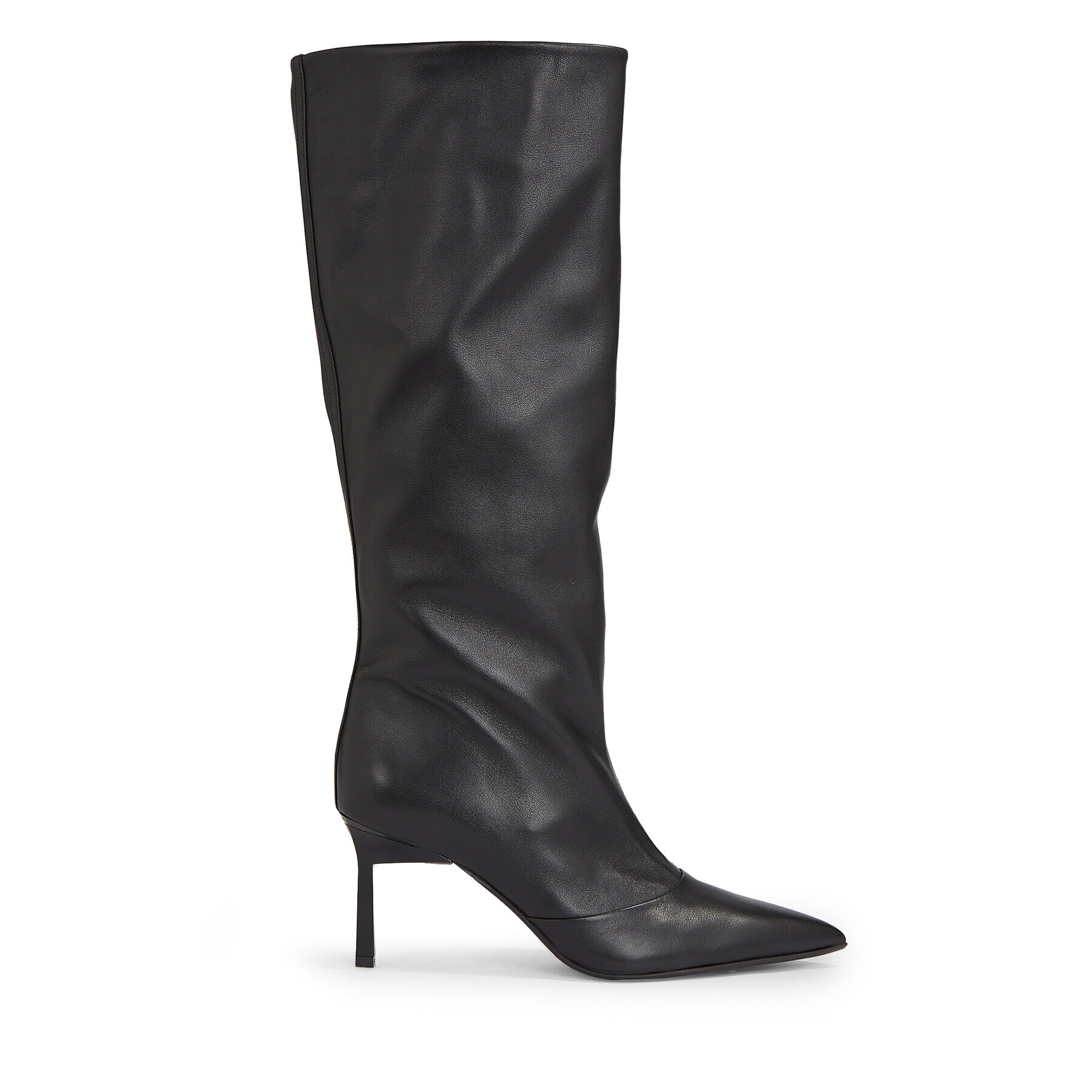 Calvin Klein Kozačky Geo Stiletto Knee Boot 70 HW0HW01691 Černá - Pepit.cz