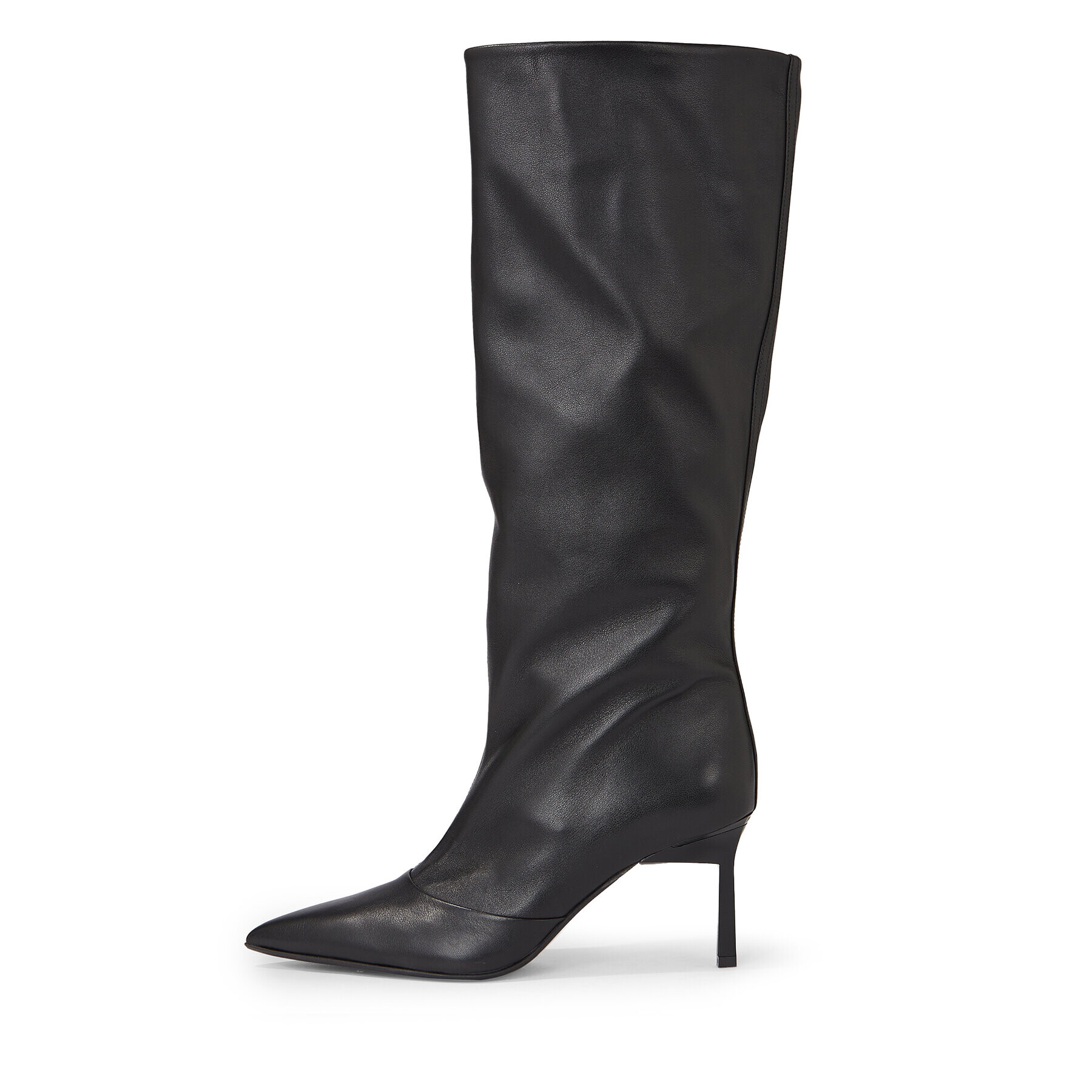 Calvin Klein Kozačky Geo Stiletto Knee Boot 70 HW0HW01691 Černá - Pepit.cz