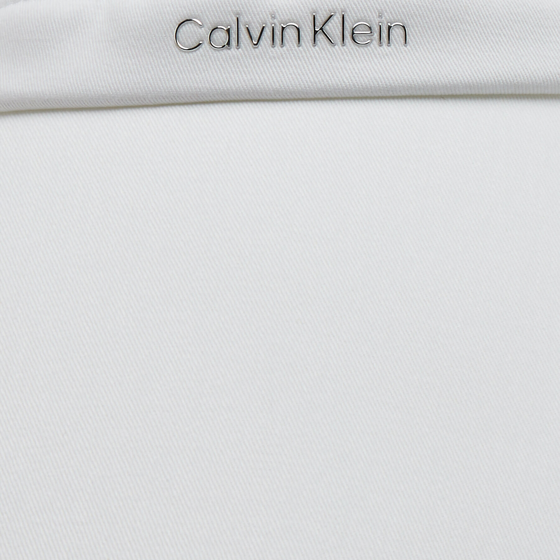 Calvin Klein Kšilt Logo Visor K60K610670 Bílá - Pepit.cz