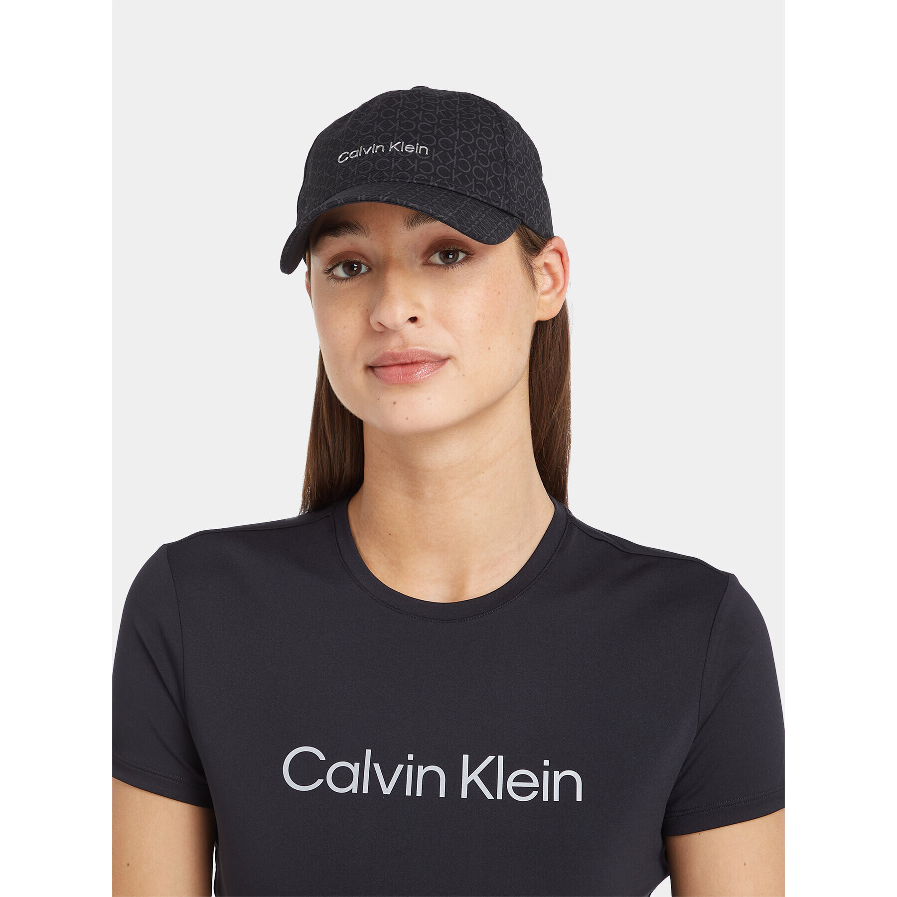 Calvin Klein Kšiltovka Ck Monogram Cap K60K611152 Černá - Pepit.cz