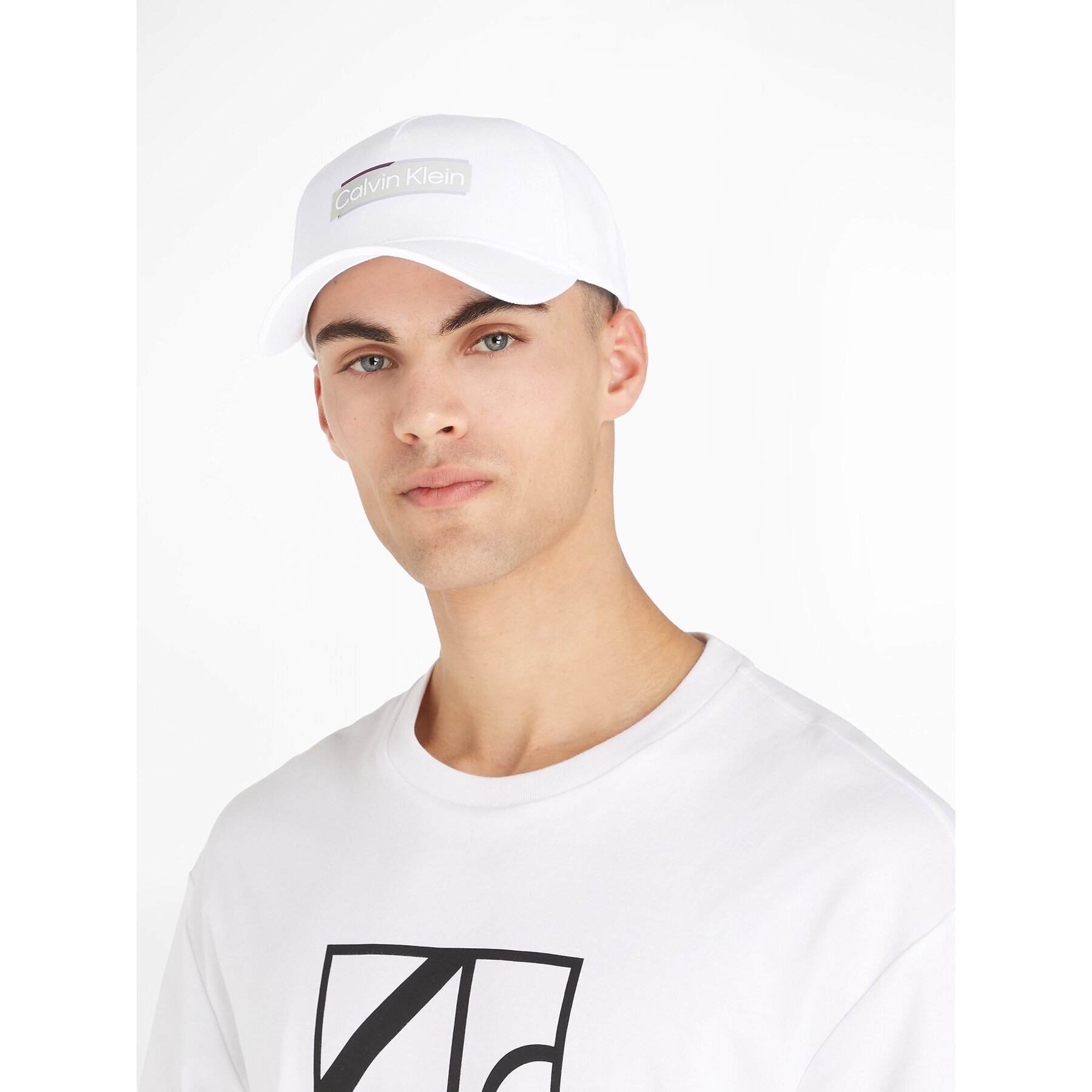 Calvin Klein Kšiltovka Layerd Logo Bb Cap K50K510970 Bílá - Pepit.cz