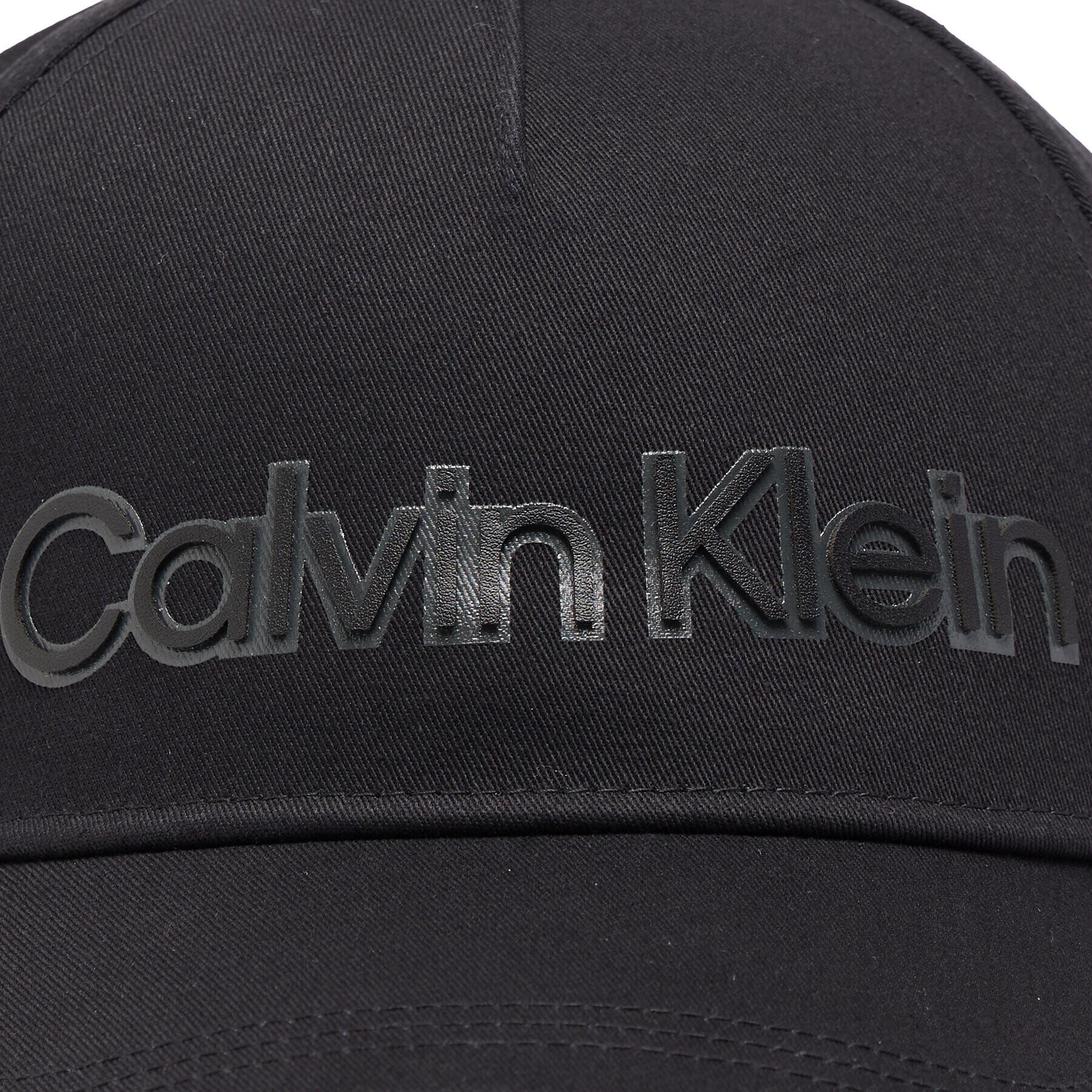 Calvin Klein Kšiltovka Leather Lettering K50K509661 Černá - Pepit.cz