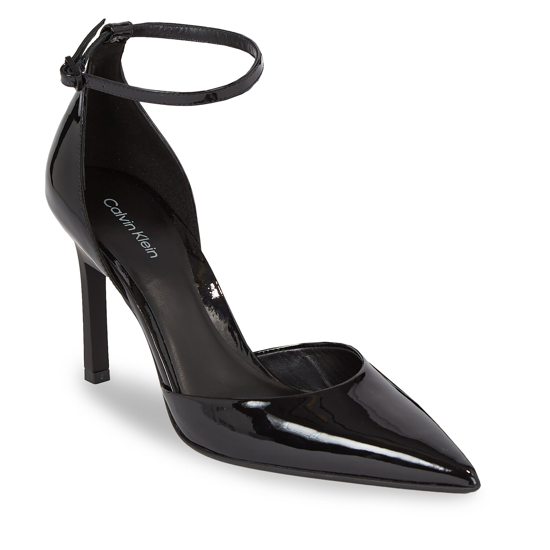 Calvin Klein Lodičky Geo Stil Pump W Ankl Strp 90-Pat HW0HW01826 Černá - Pepit.cz