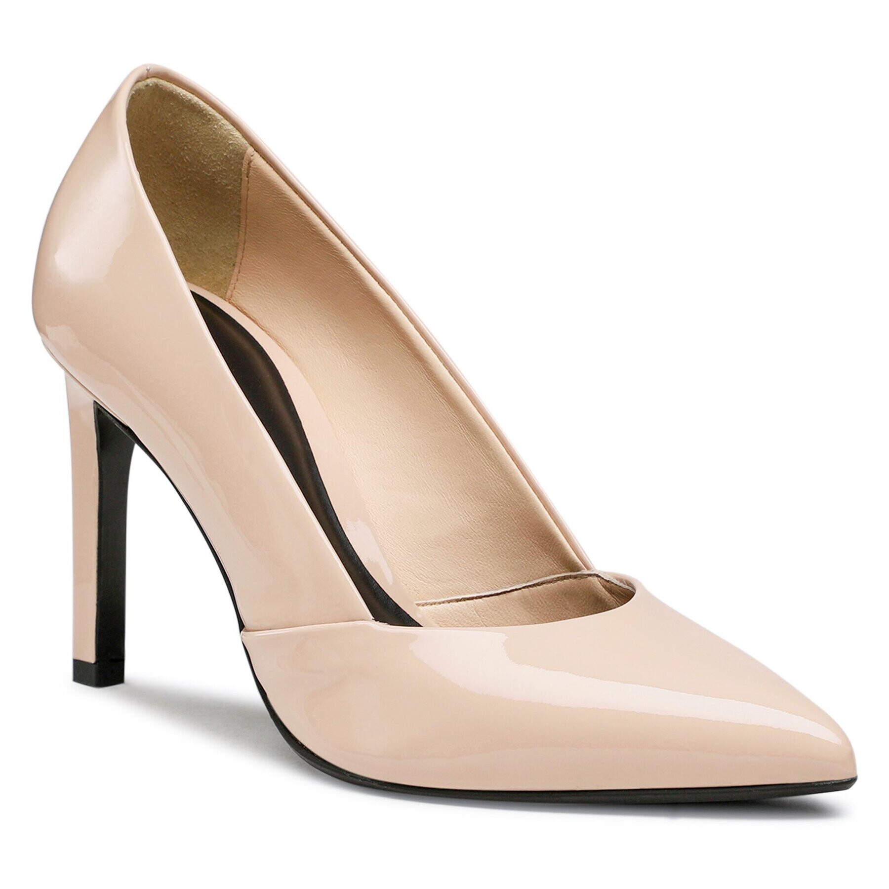 Calvin Klein Lodičky Stiletto Pump 90 HW0HW01633 Béžová - Pepit.cz