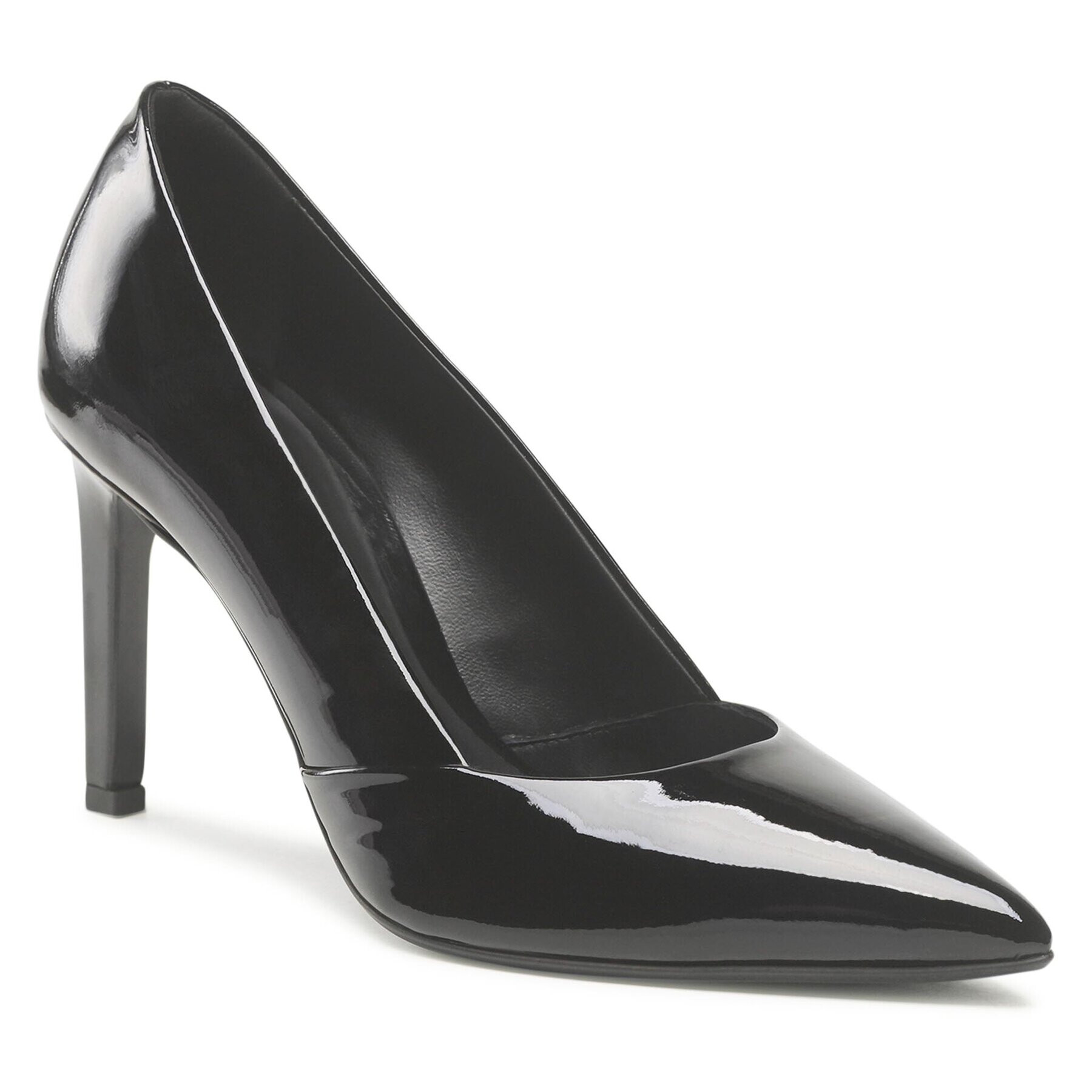 Calvin Klein Lodičky Stiletto Pump 90 - Patent HW0HW01633 Černá - Pepit.cz