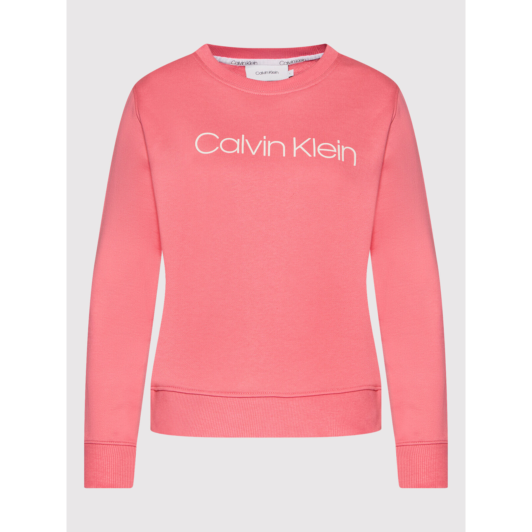 Calvin Klein Mikina Core Logo K20K202157 Růžová Regular Fit - Pepit.cz