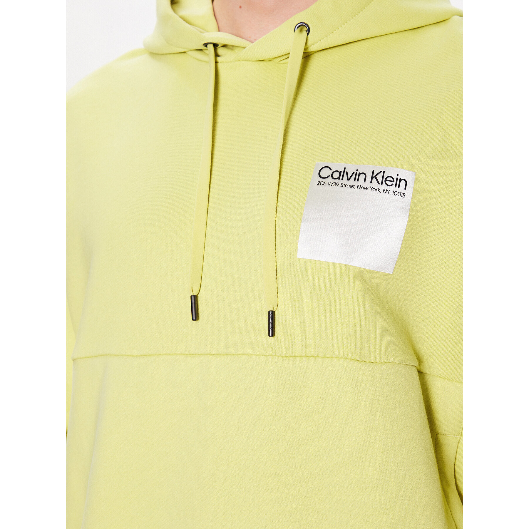 Calvin Klein Mikina Elementa Photo Back Comf Hoodie K10K111344 Zelená Regular Fit - Pepit.cz