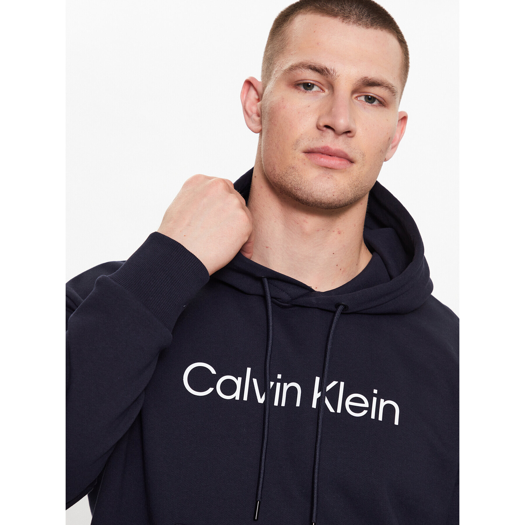 Calvin Klein Mikina Hero K10K111345 Tmavomodrá Regular Fit - Pepit.cz