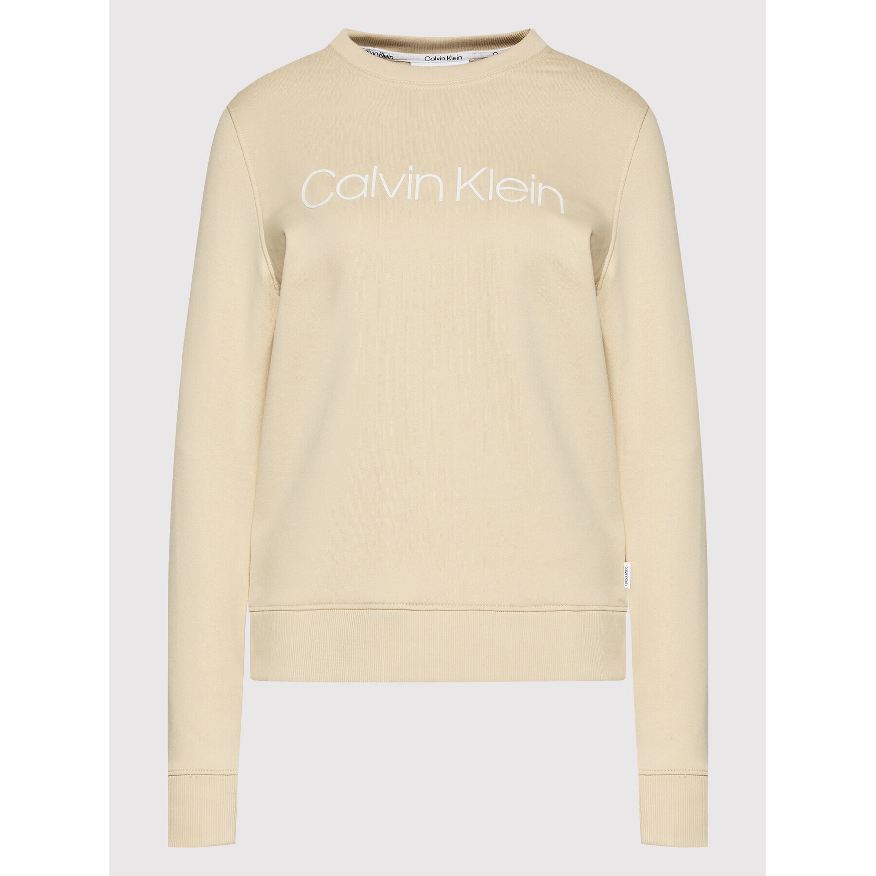 Calvin Klein Mikina K20K202157 Béžová Regular Fit - Pepit.cz